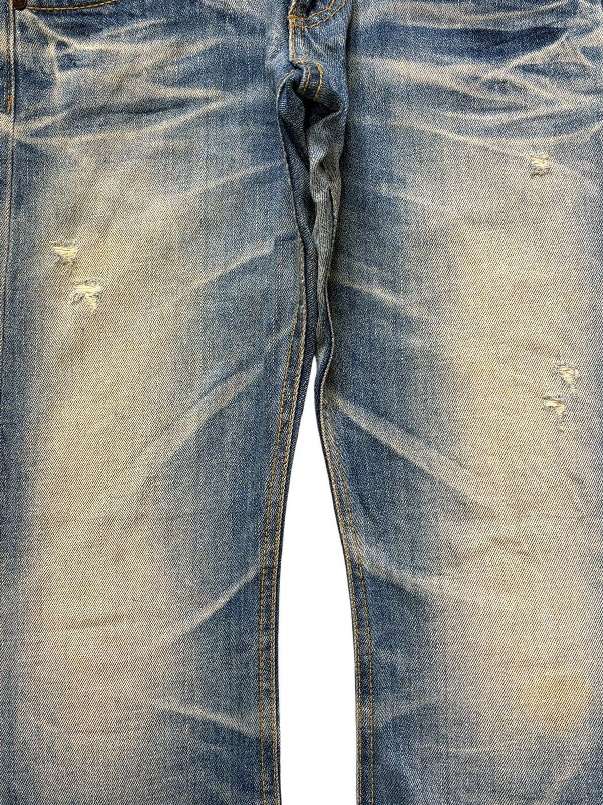 Edwin Vintage Lolita Rusty Wash Distressed Jeans Size 31" - 3 Thumbnail