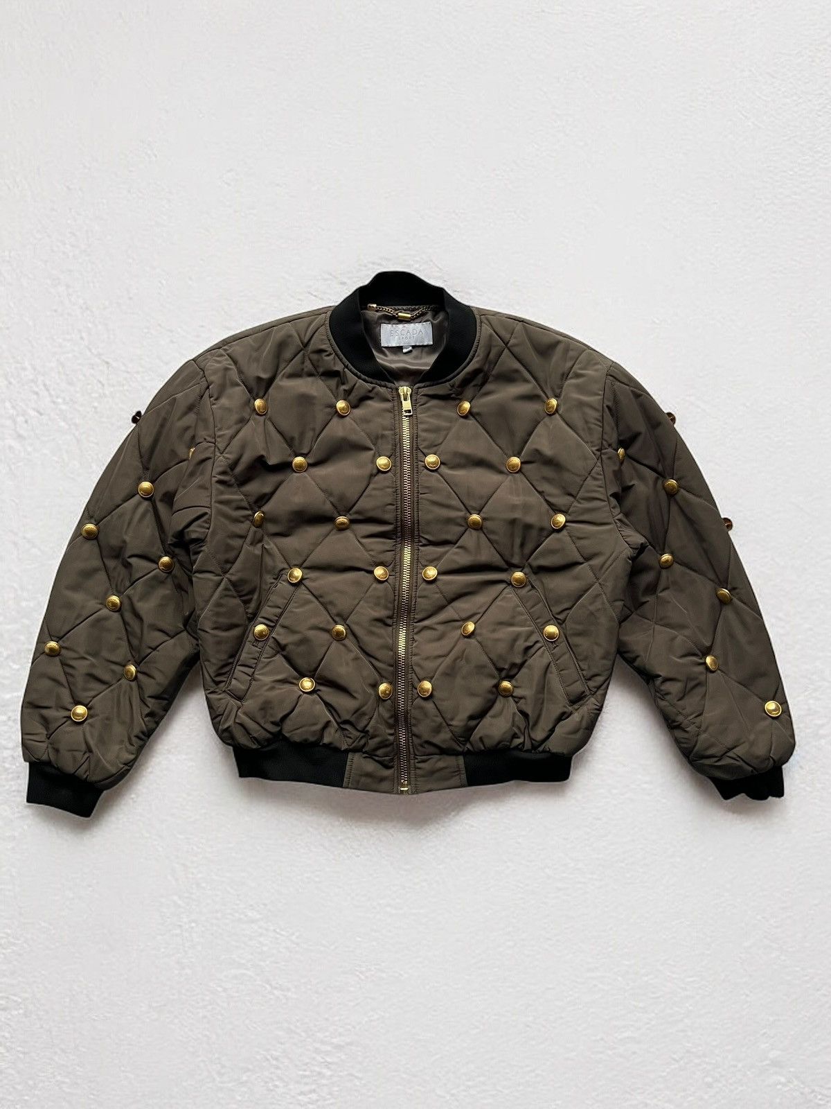 Escada × Escada Sport OFFER!🫵🏻 ESCADA SPORT GOLDEN BUTTONS BOMBER JACKET VINTAGE Size XS / US 0-2 / IT 36-38 - 1 Thumbnail