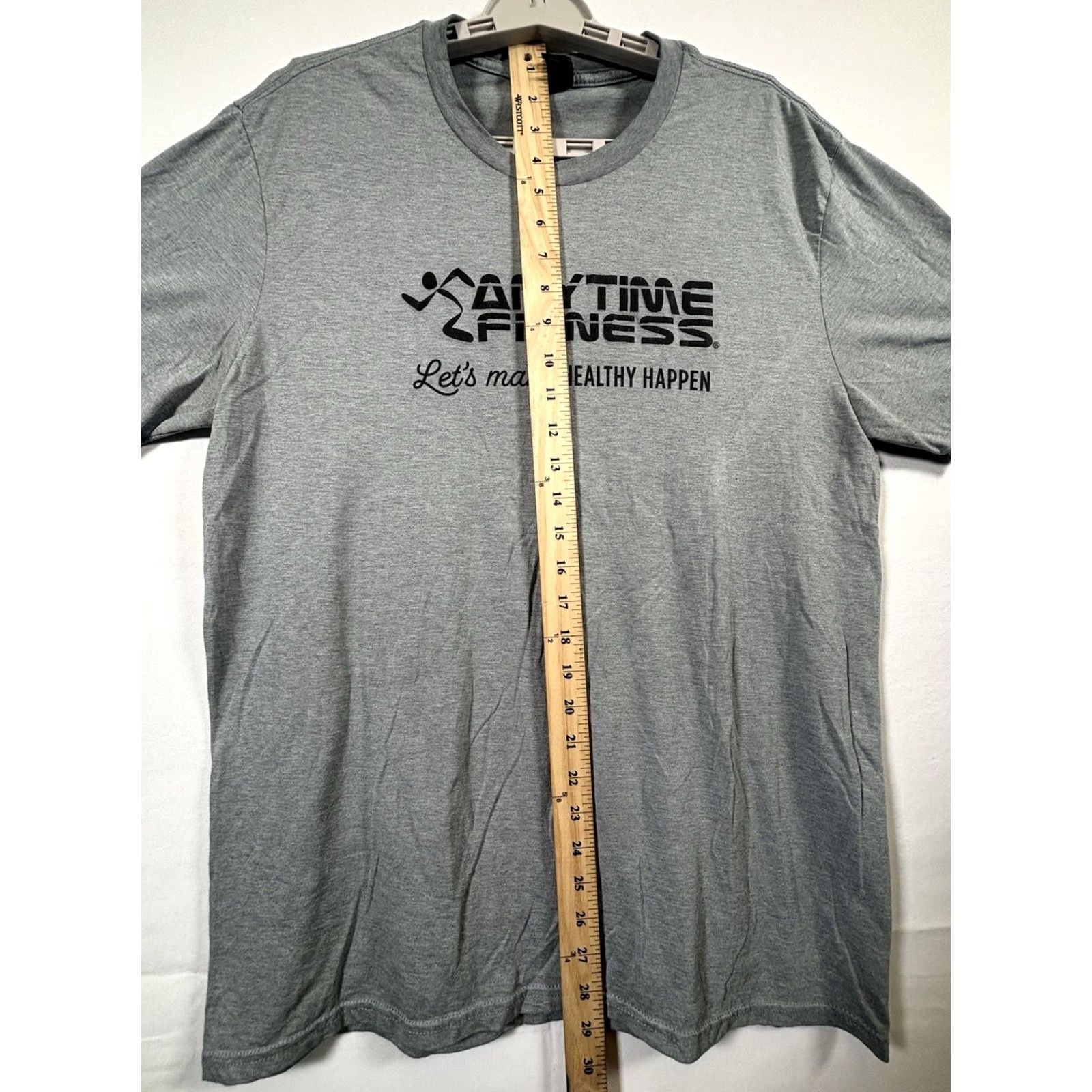 Vintage Anytime Fitness Employee Men's Graphic T-Shirt Size Large Gray Size US L / EU 52-54 / 3 - 6 Thumbnail