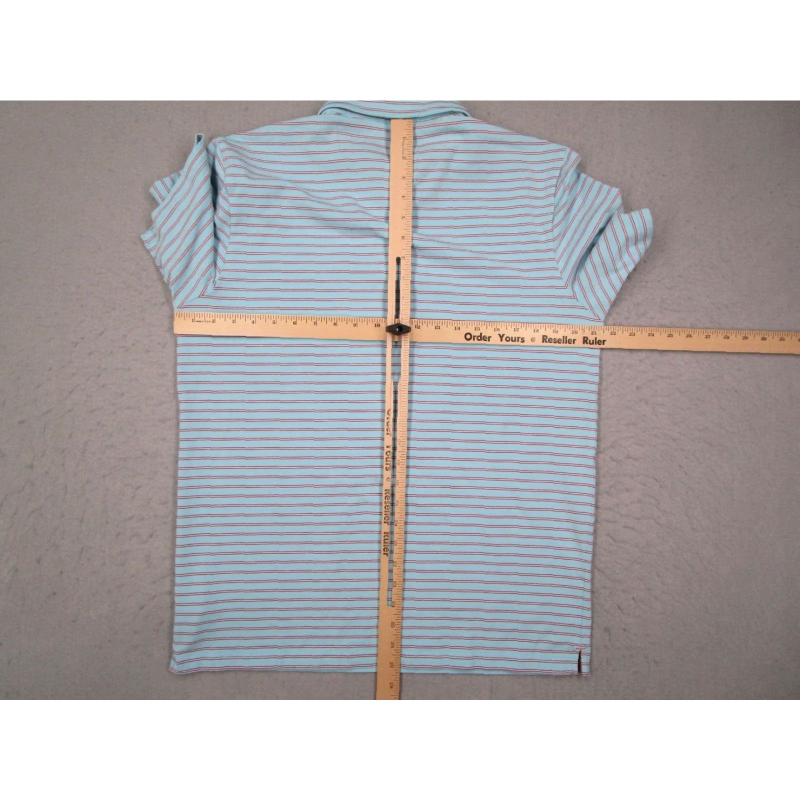 johnnie-O johnnie-O Shirt Mens Medium Blue Bimini Polo Hangin Pullover Beach Travel Golf Size US M / EU 48-50 / 2 - 5 Thumbnail