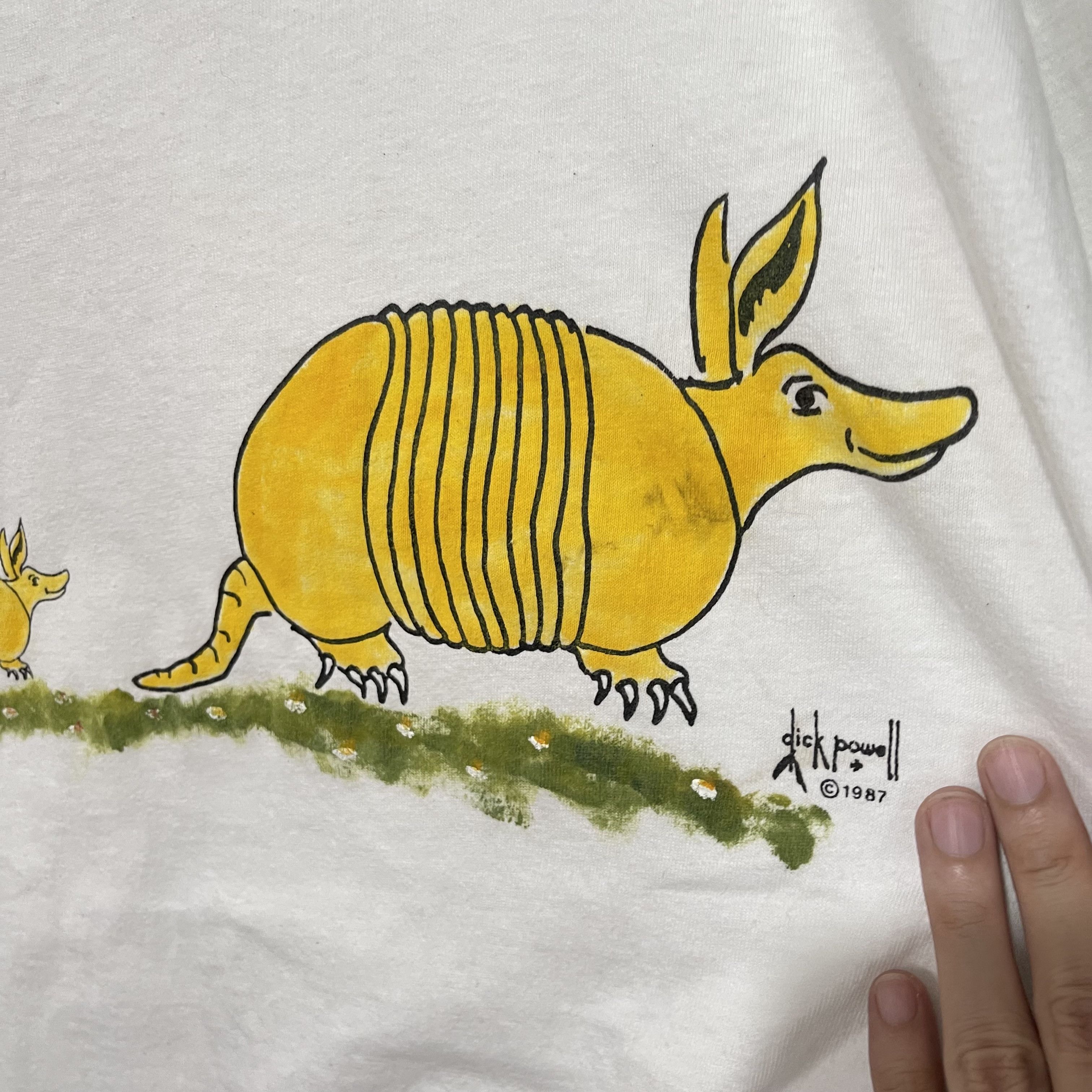 Vintage Vintage 90s Armadillo Southwest T-Shirt Size US XL / EU 56 / 4 - 3 Thumbnail