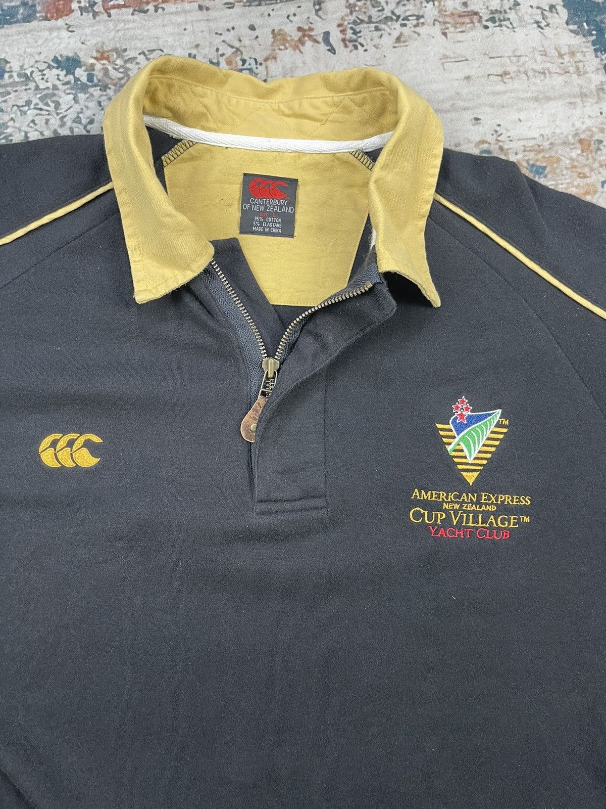 Canterbury of New Zealand Vintage Canterbury New Zealand Half Zipper L/Sleeve Polos Size US L / EU 52-54 / 3 - 4 Thumbnail