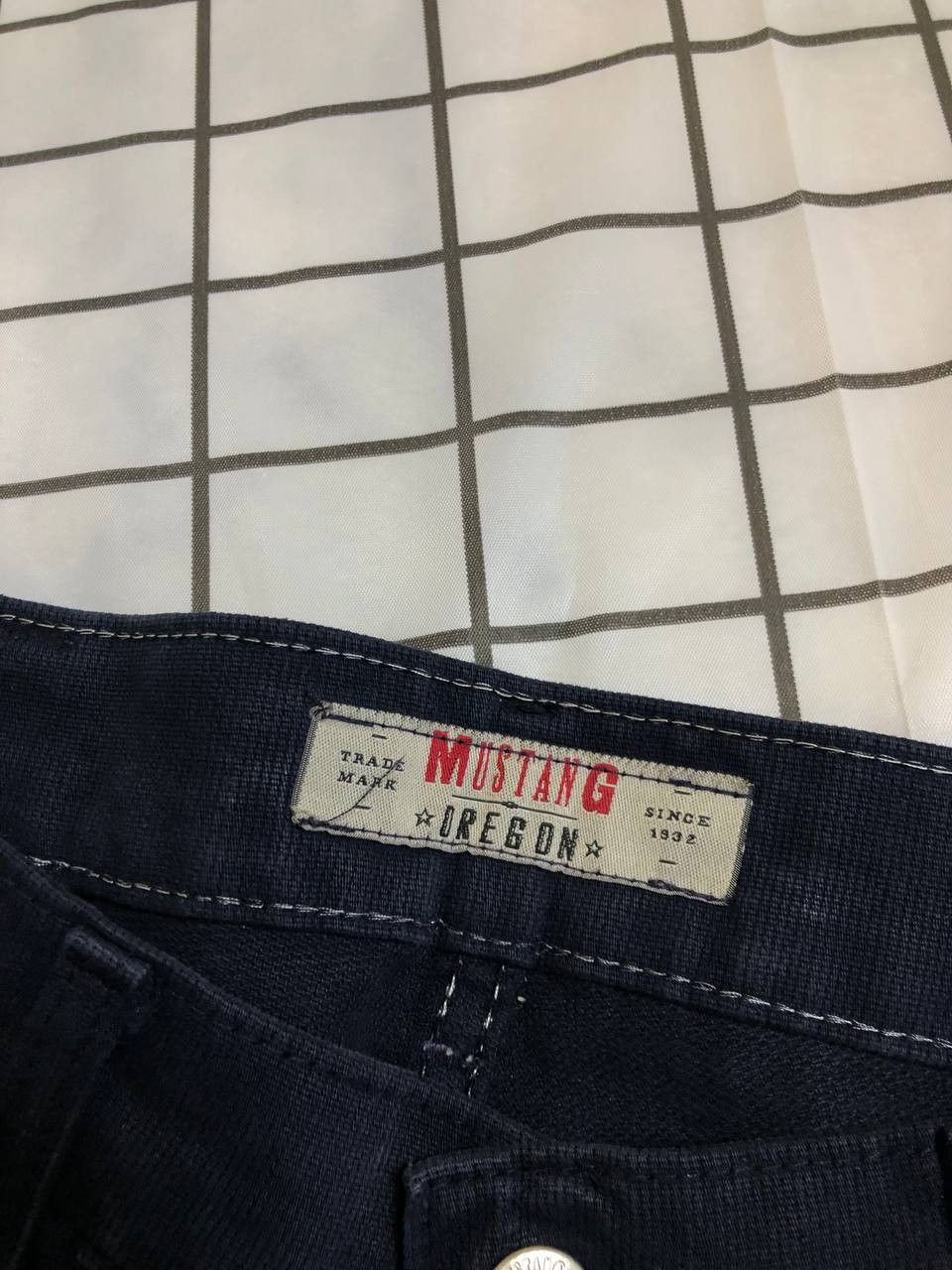 Mustang Mustang Oregon Jeans Straight Leg Black Denim Men's Size US 33 - 10 Thumbnail