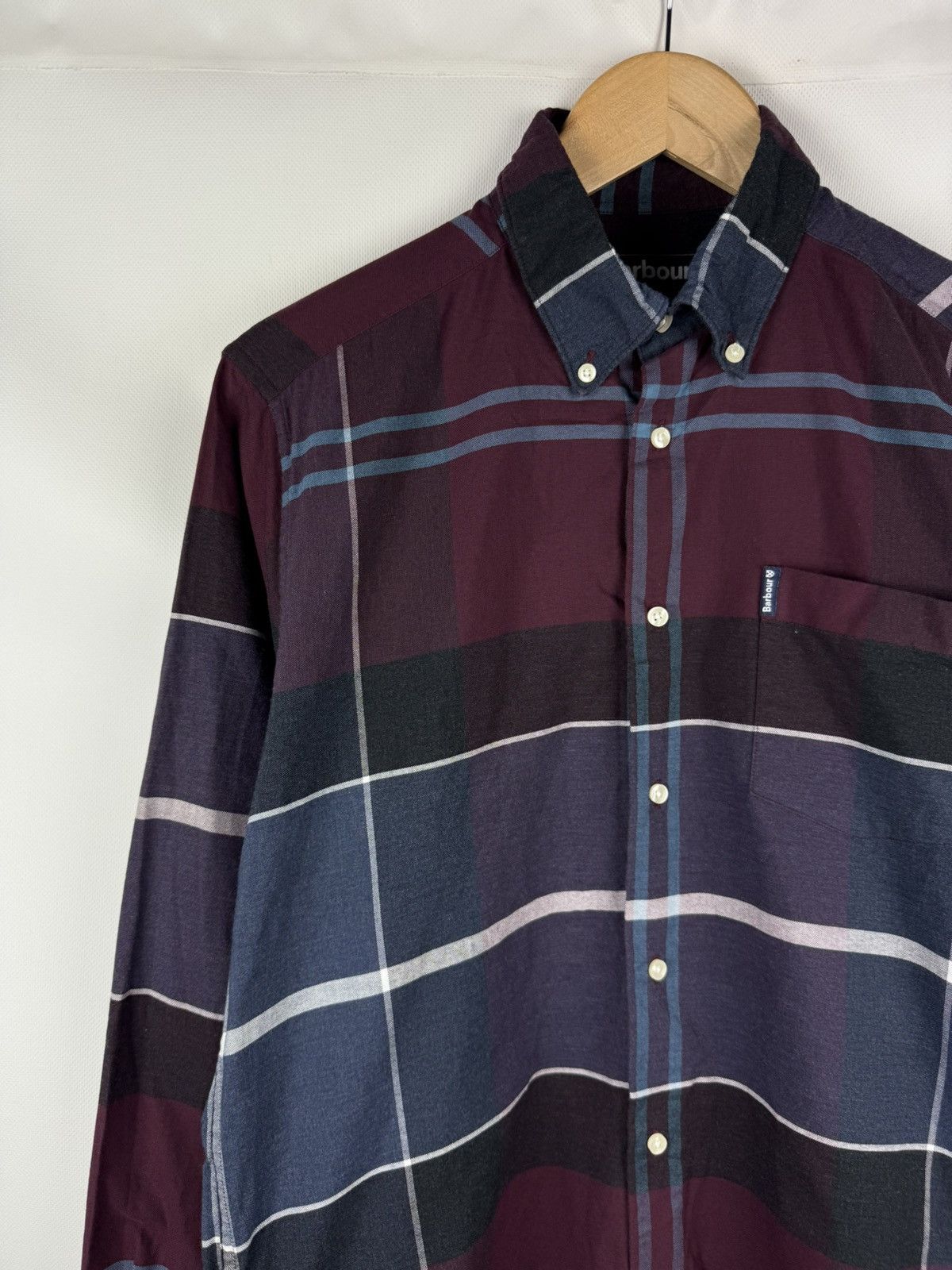 Barbour Barbour Cannich Men’s Long Sleeve Plaid Button Up Shirt Size US M / EU 48-50 / 2 - 4 Thumbnail
