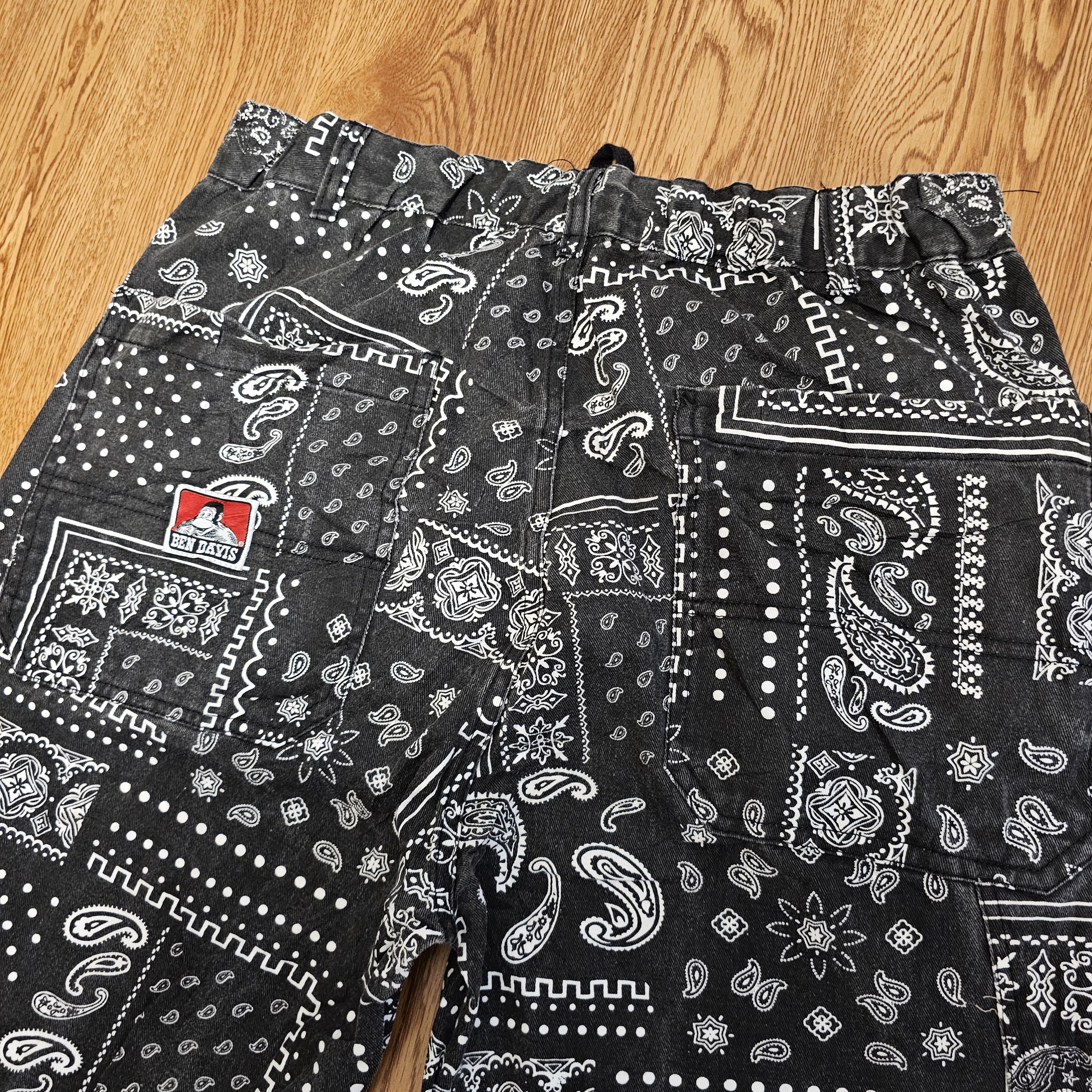 Ben Davis Vintage Y2K Ben Davis Bandana Carpenter Drawstring Pants Size US 30 / EU 46 - 3 Thumbnail