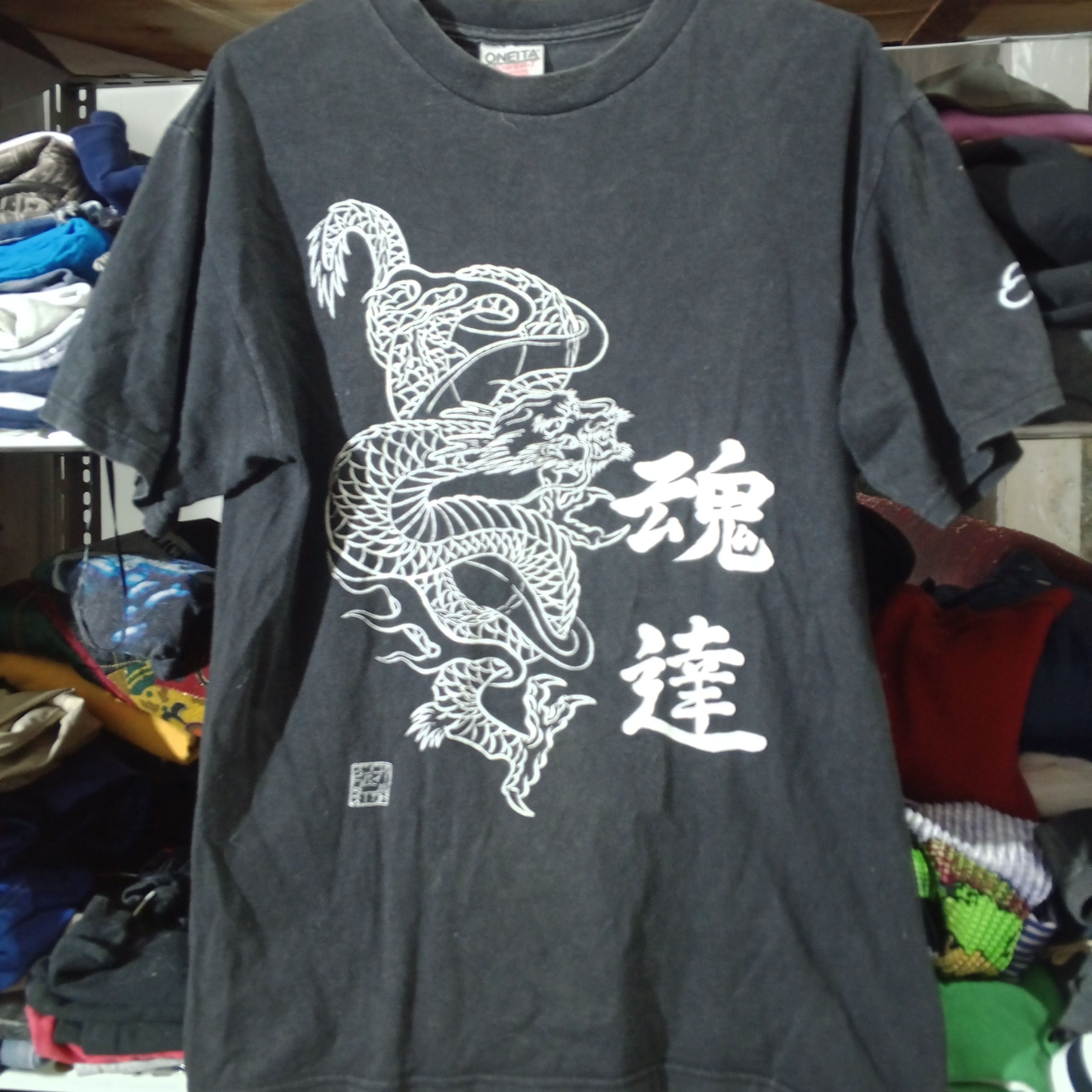 Vintage Vintage Sturgis 99 Dragon Art Black Shirt Size US M / EU 48-50 / 2 - 1 Thumbnail