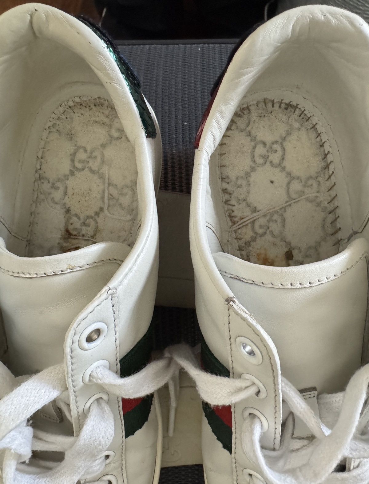 Gucci Gucci Wmns Ace Embroidered 'Floral' Sneakers size 35 EU Size US 5 / IT 35 - 12 Thumbnail
