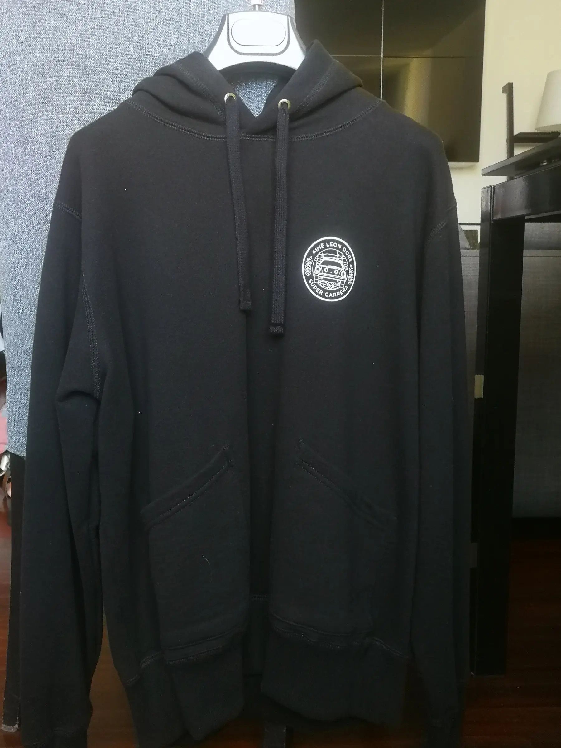 Aime Leon Dore × Porsche Design Aime Leon Dore x Porsche Black Hoodie Swaetshirt Size US L / EU 52-54 / 3 - 1 Thumbnail