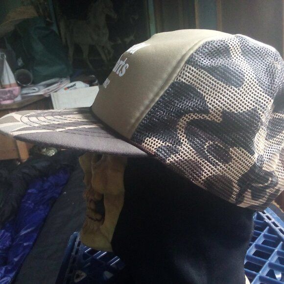 Other DS Vintage Brooks Oil & Auto Parts Camouflage Trucker Hat Size ONE SIZE - 3 Thumbnail