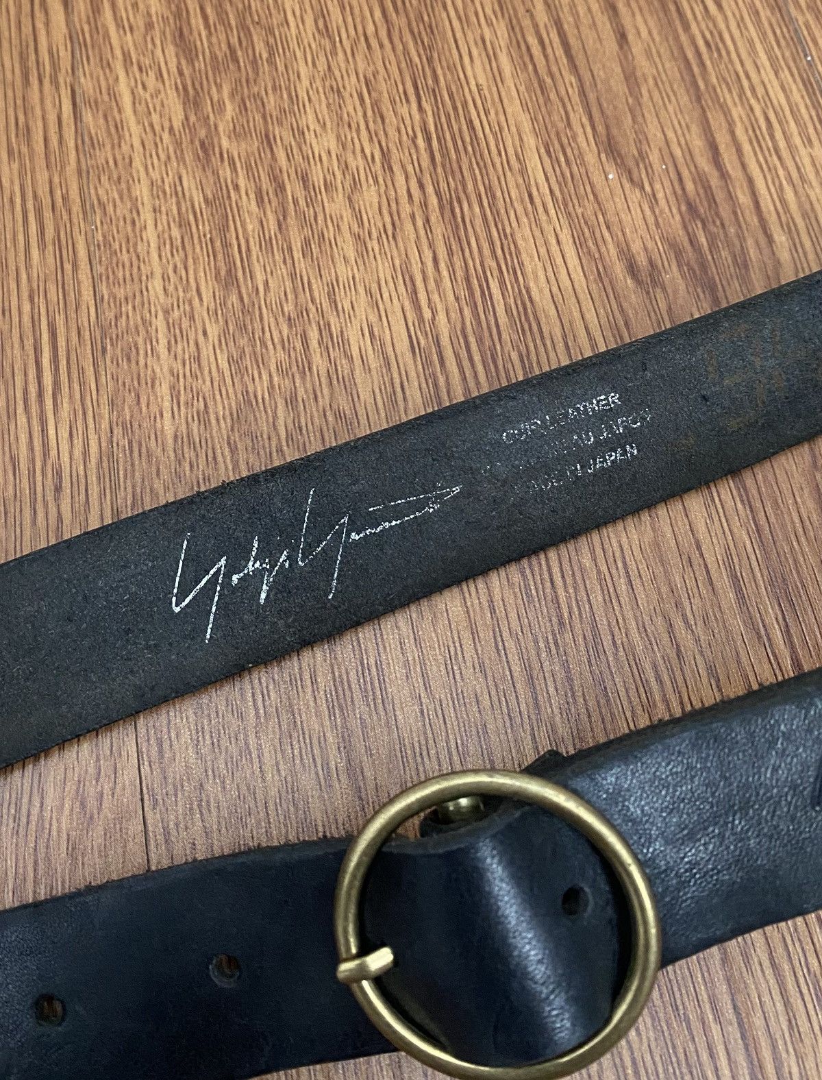 Yohji Yamamoto Yohji yamamoto classic cuir leather belt Size ONE SIZE - 4 Thumbnail
