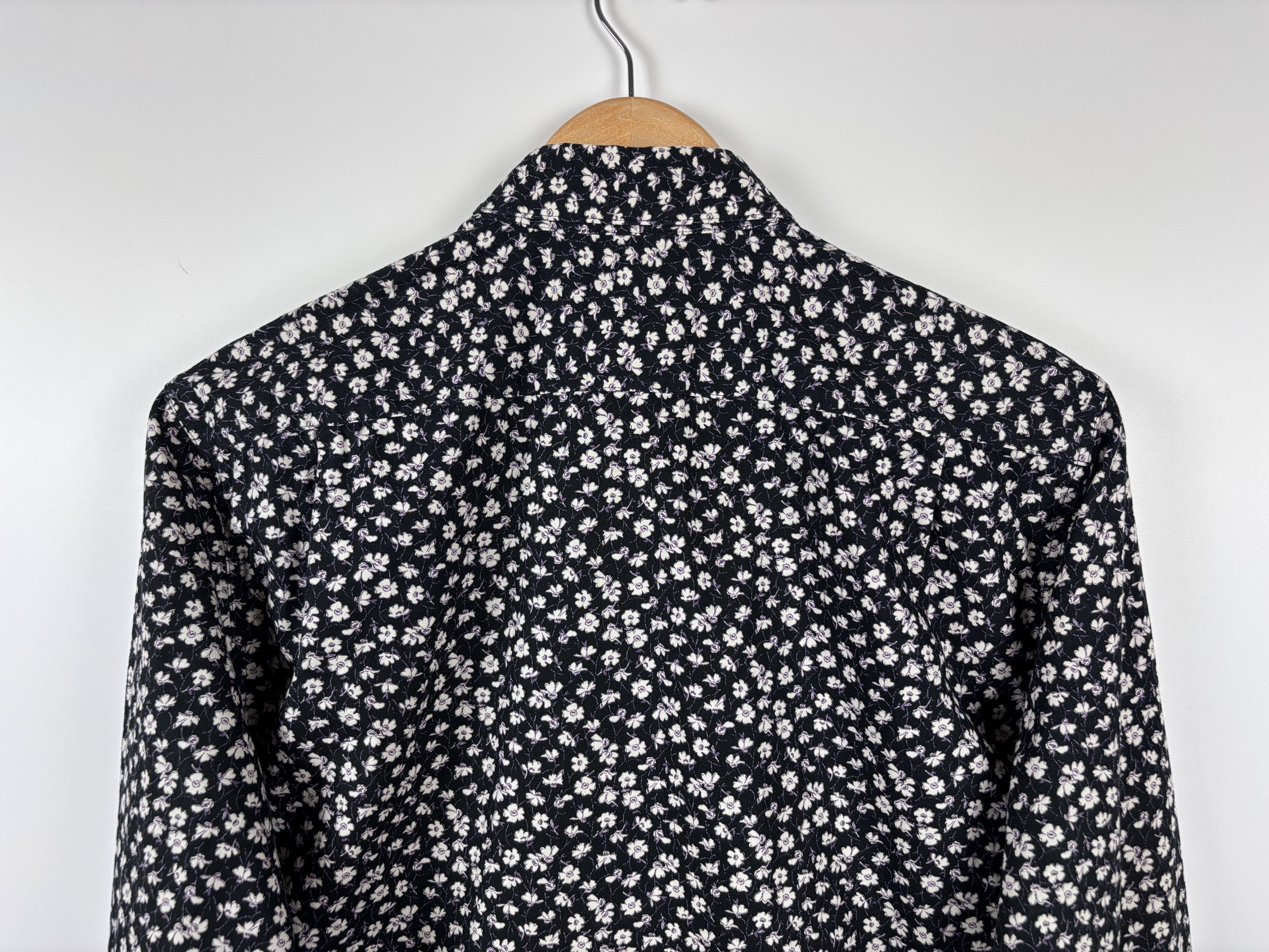 Paul Smith Paul Smith The Byard Floral Flower Shirt Black Size 15/38 Size US M / EU 48-50 / 2 - 5 Thumbnail