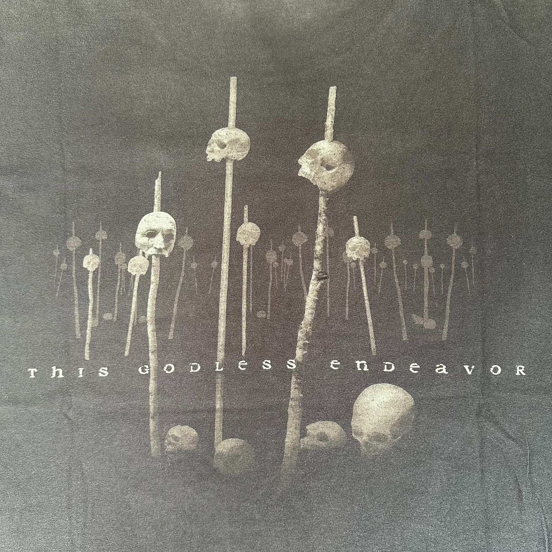 Band Tees Vintage Nevermore Godless Endeavor T-Shirt Y2K Metal Band Te Size US L / EU 52-54 / 3 - 7 Thumbnail