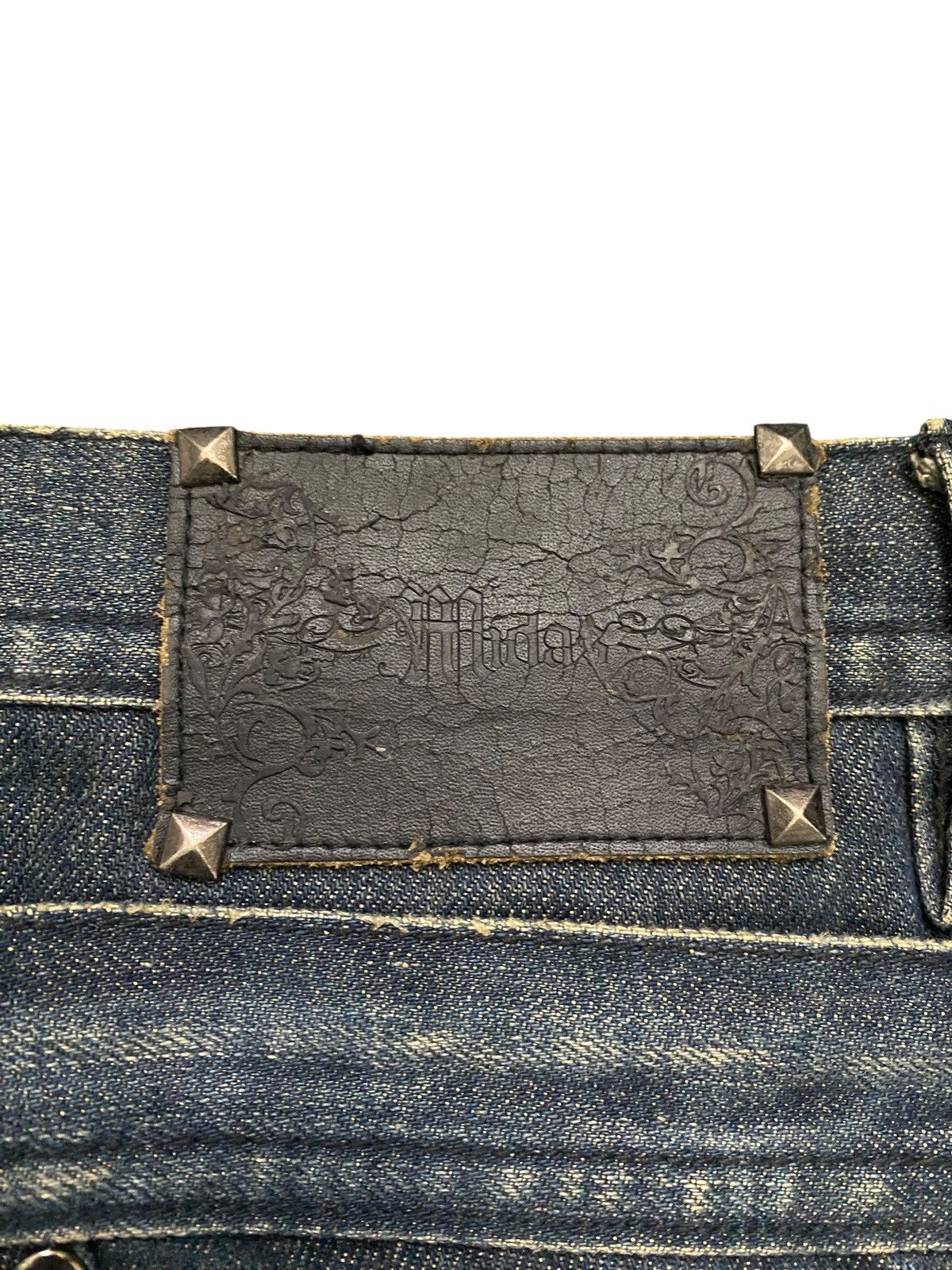 If Six Was Nine Midas Double Waist Lace Flared Denim Size US 30 / EU 46 - 15 Thumbnail