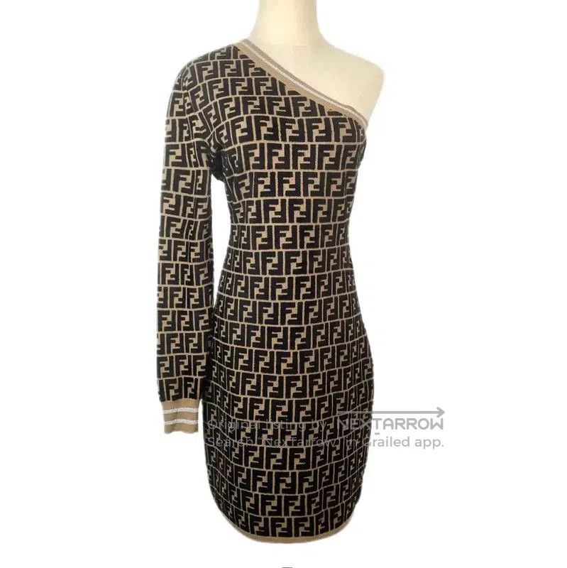 Fendi Fendi Color Block Cotton Dress Size M . Size M / US 6-8 / IT 42-44 - 1 Thumbnail