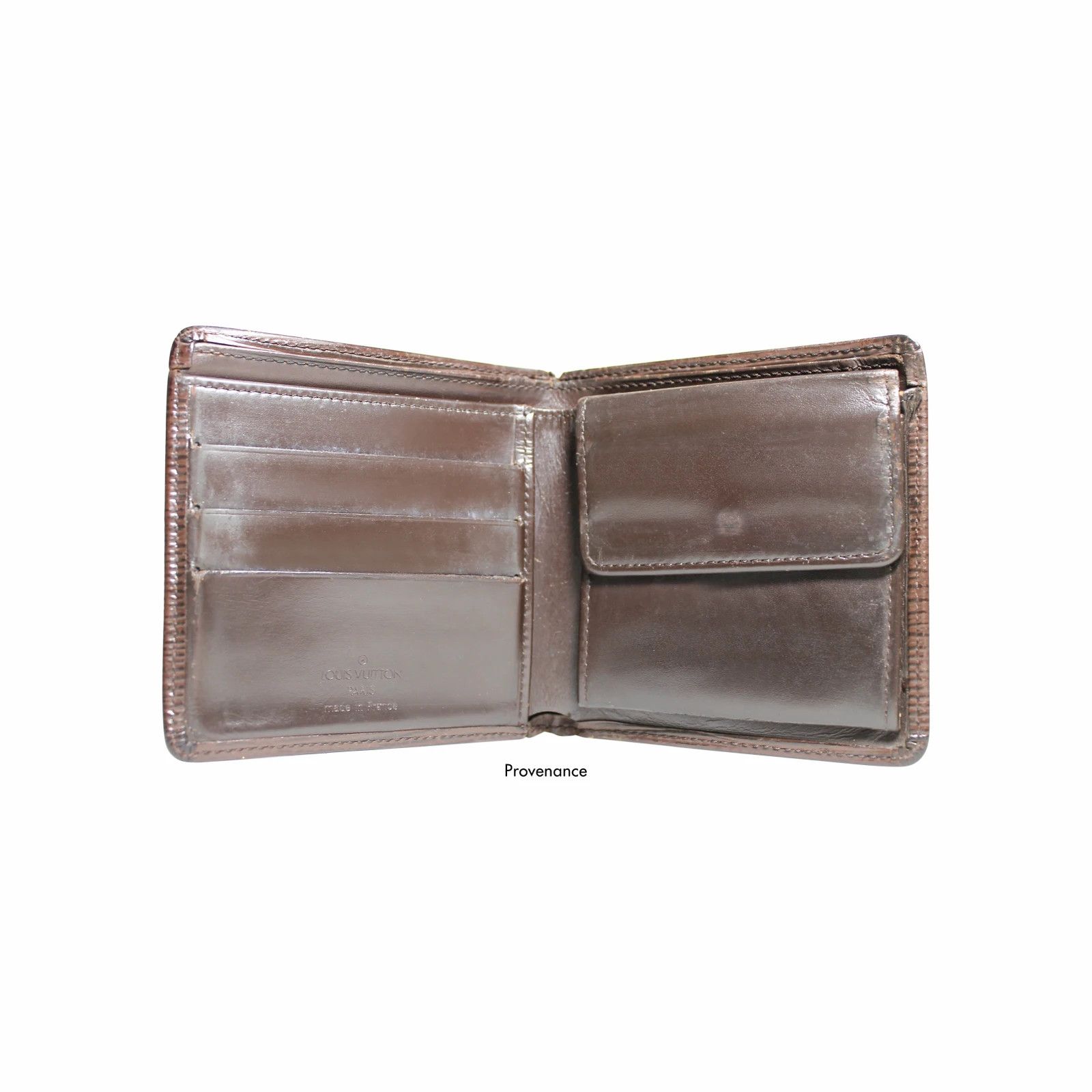 Louis Vuitton 🔴 Louis Vuitton Marco Wallet - Moka Epi Leather Size ONE SIZE - 6 Thumbnail