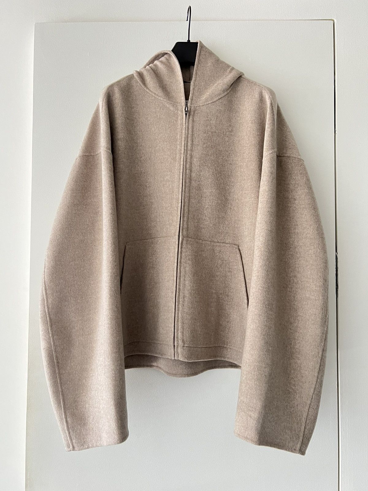 Acne Studios New Fall 25 Doveria Double-Faced Wool Cashmere Hooded Jacket Size US L / EU 52-54 / 3 - 1 Thumbnail