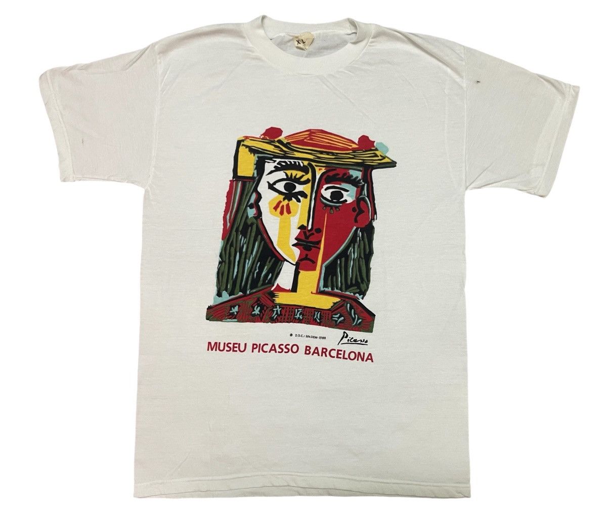 Vintage 1988 PICASSO SPADEM MUSEU BARCELONA TSHIRT RARE LIKE NEW Size US XL / EU 56 / 4 - 1 Thumbnail