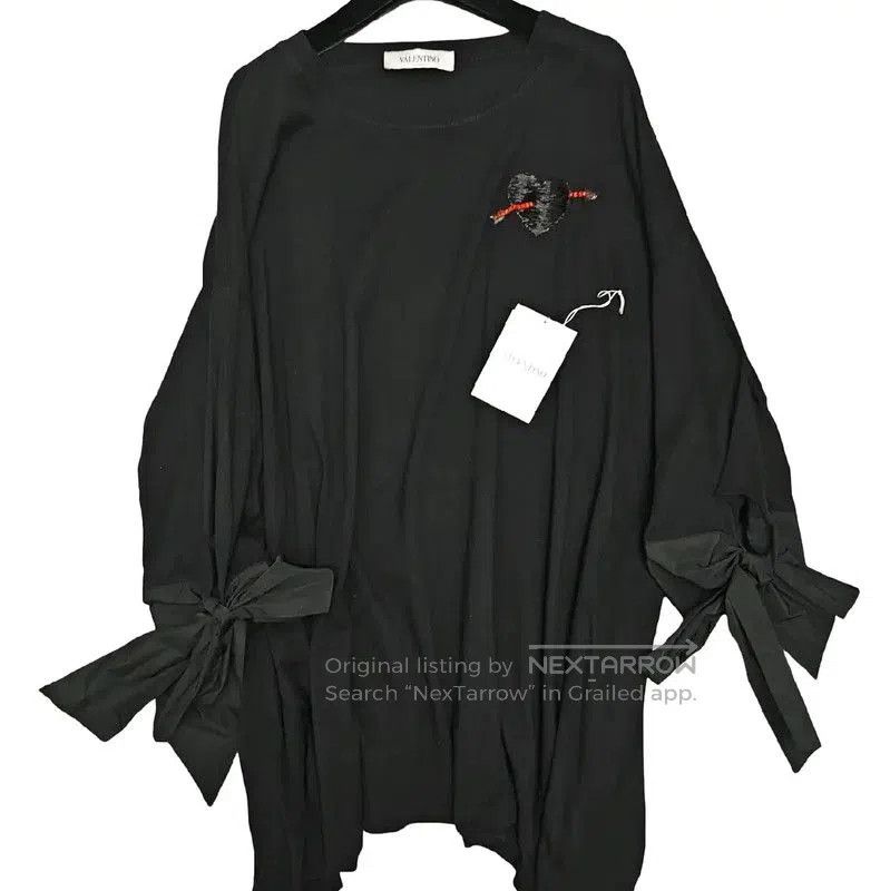 Valentino Valentino Black Long Sleeve Cotton Shirt . Size XXS / US 00 / IT 34 - 3 Thumbnail