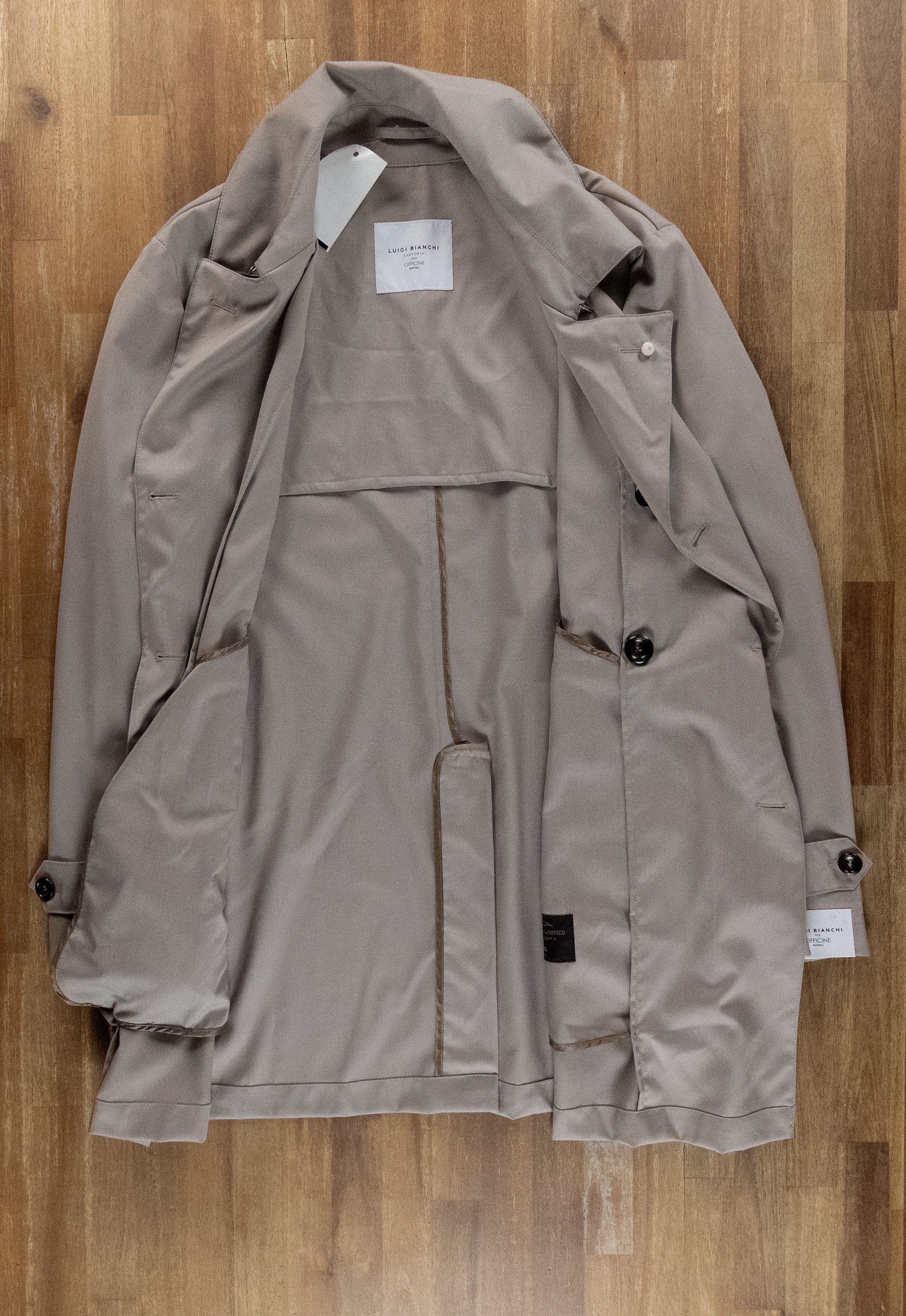 Luigi Bianchi LUIGI BIANCHI beige wool trench coat Size 40 / Large Size US L / EU 52-54 / 3 - 7 Thumbnail