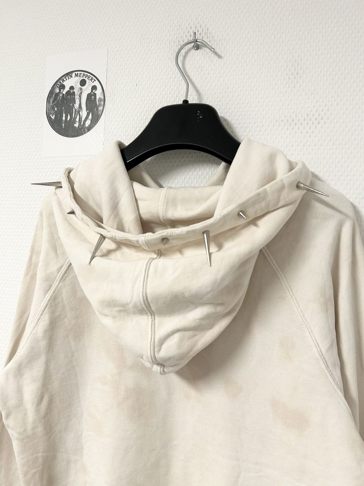 Saint Laurent Paris SS2018 Tie-Dye Distressed Logo Hoodie Size US S / EU 44-46 / 1 - 6 Thumbnail