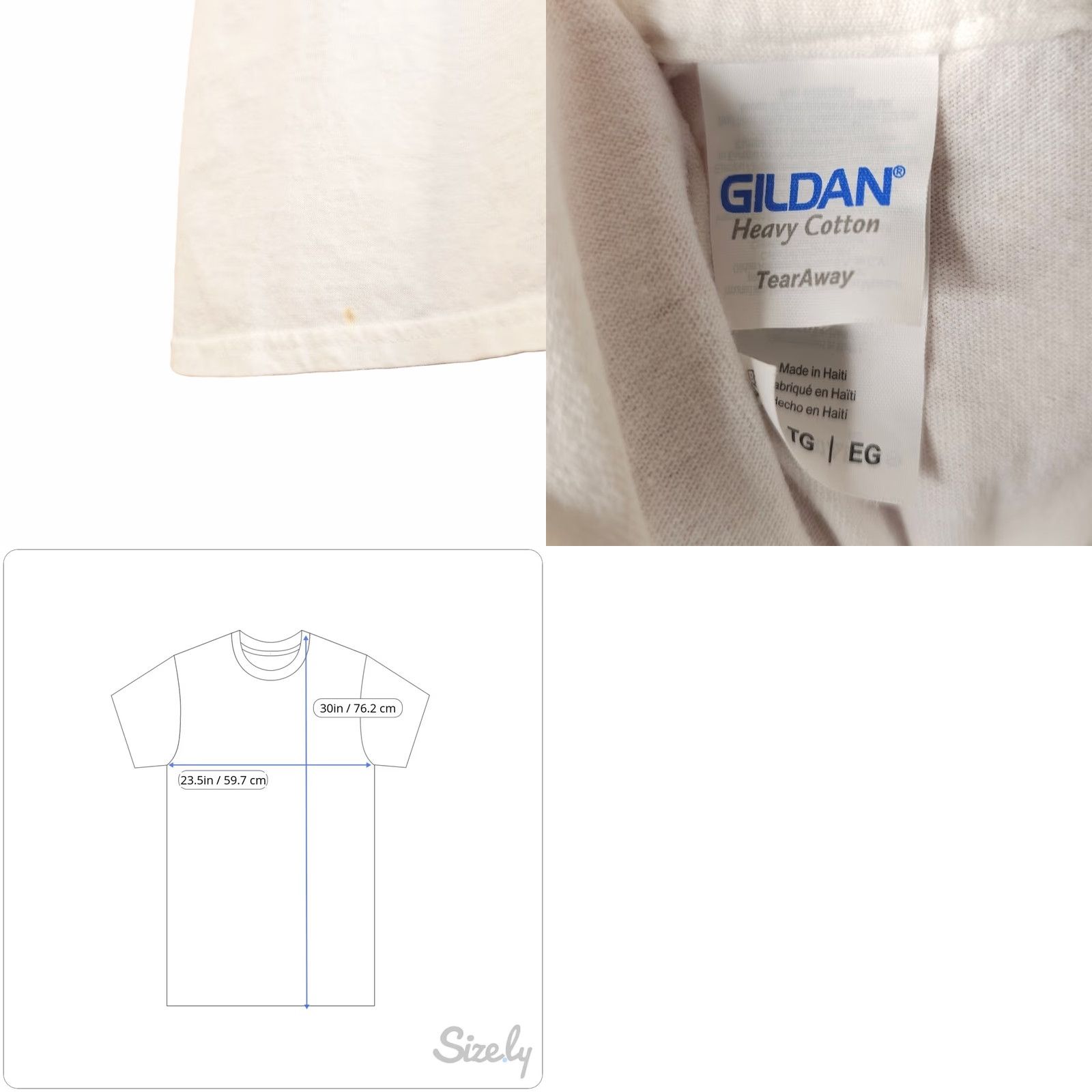 Gildan VINTAGE Biker T Shirt Mens XL White 2019 Temecula Bike Blessing Jesus Christ VFW Factory Gildan Size US XL / EU 56 / 4 - 8 Thumbnail