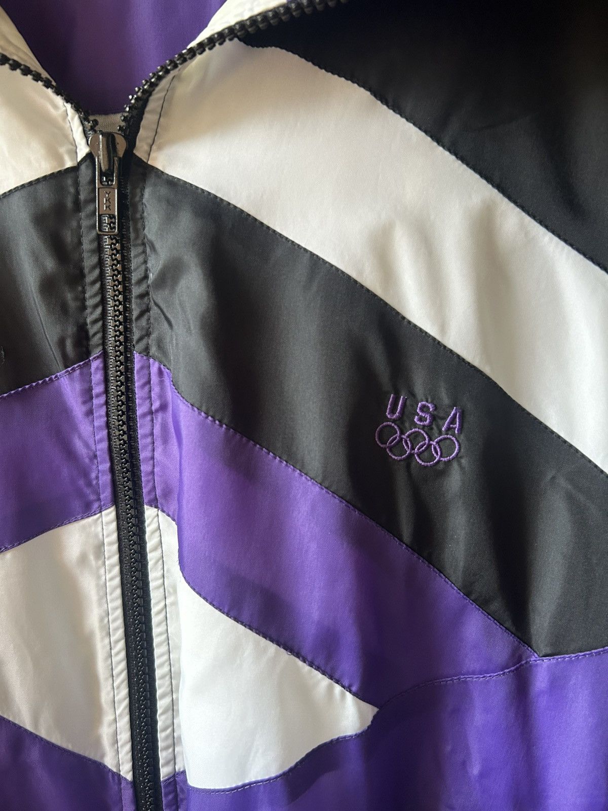 Other Vintage 90s Olympic JCPenney Team USA Purple Windbreaker Size US L / EU 52-54 / 3 - 2 Thumbnail
