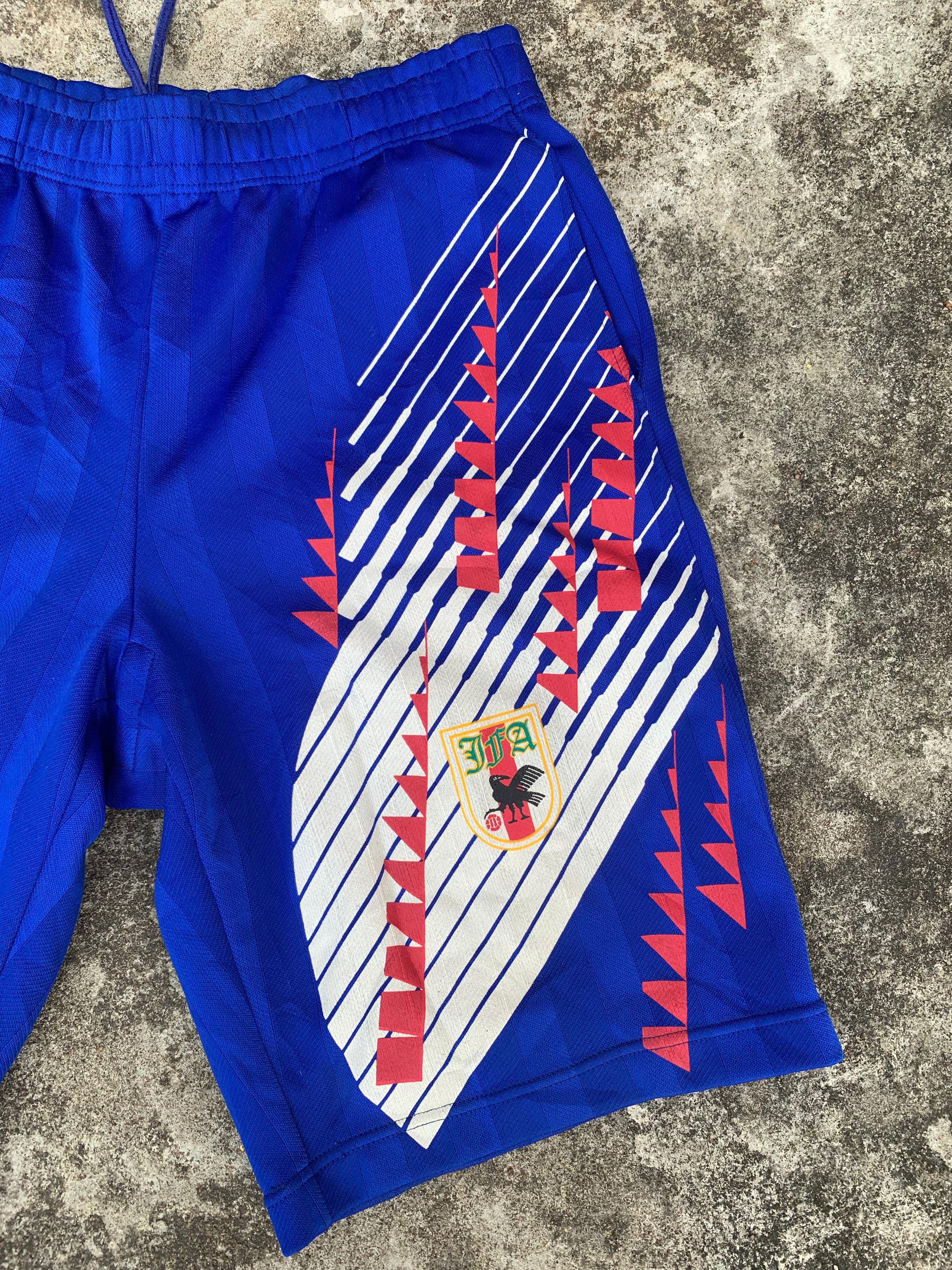 Asics Vtg asics Japan JFA WC 90s football soccer shorts Size US 36 / EU 52 - 3 Thumbnail