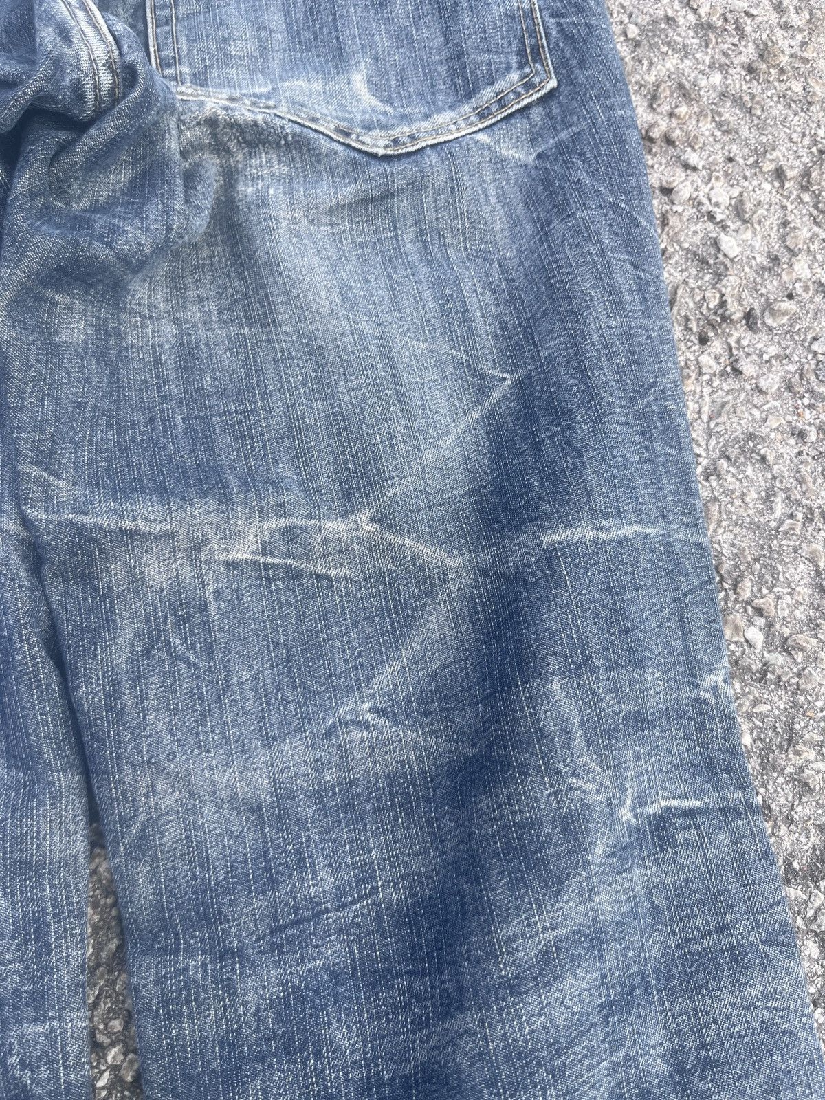 If Six Was Nine Superubis Valeta Blue Honeycomb Jean Size US 30 / EU 46 - 13 Thumbnail