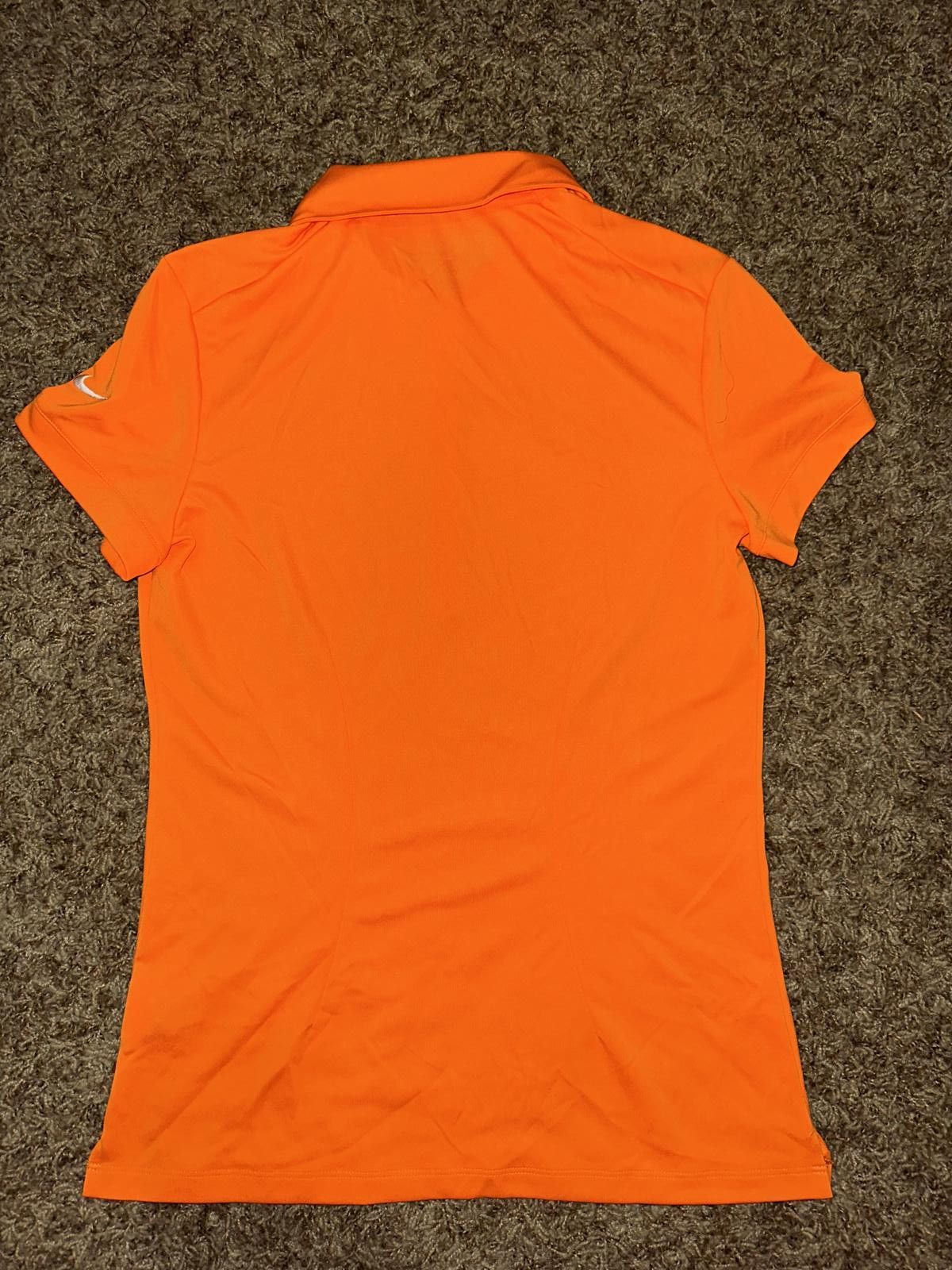 Nike Nike Women's Dri-Fit Victory Orange Golf Polo Sample Size S / US 4 / IT 40 - 2 Thumbnail