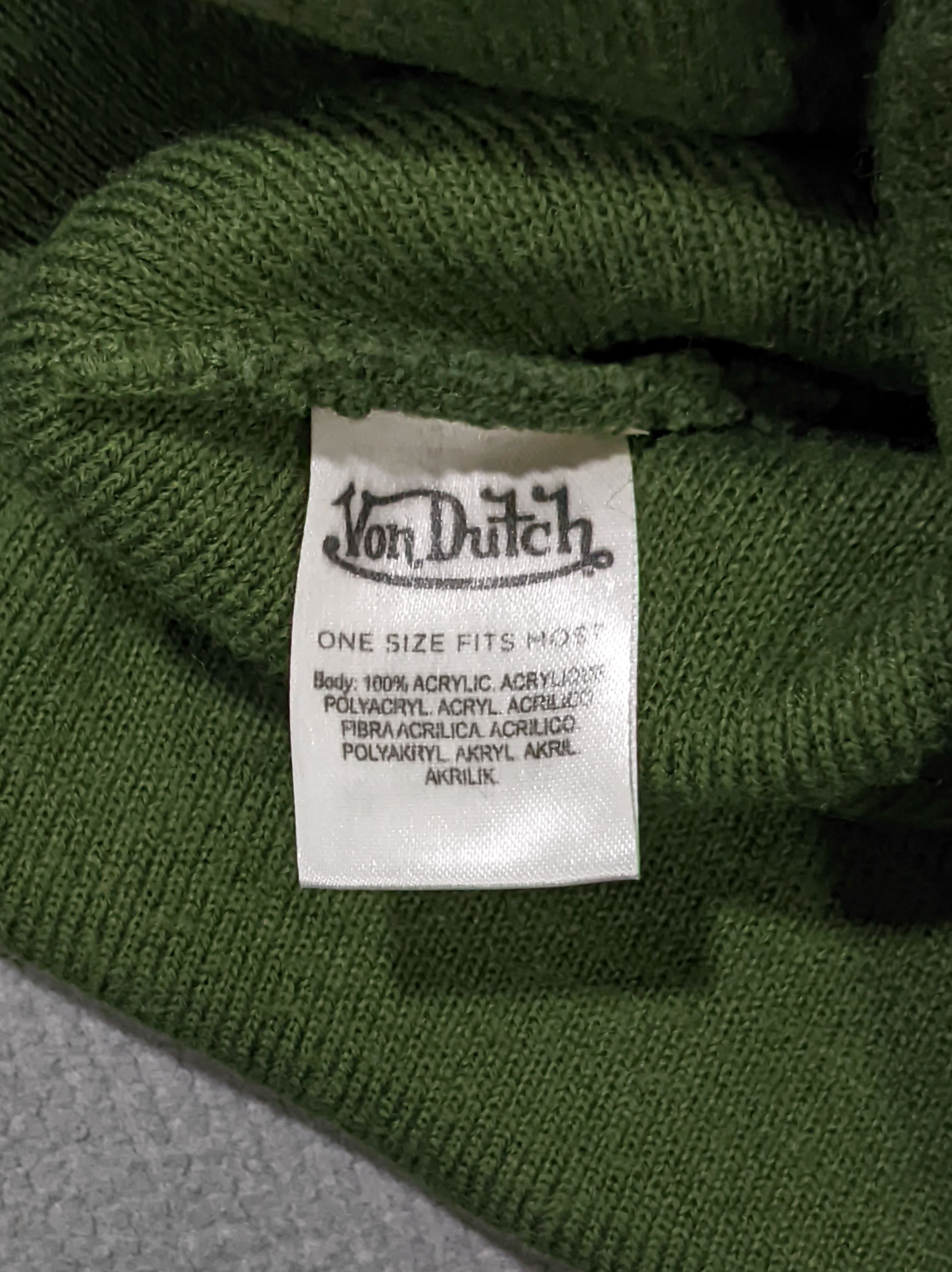 Von Dutch Vintage Von Dutch green Hat Cap Size ONE SIZE - 2 Thumbnail