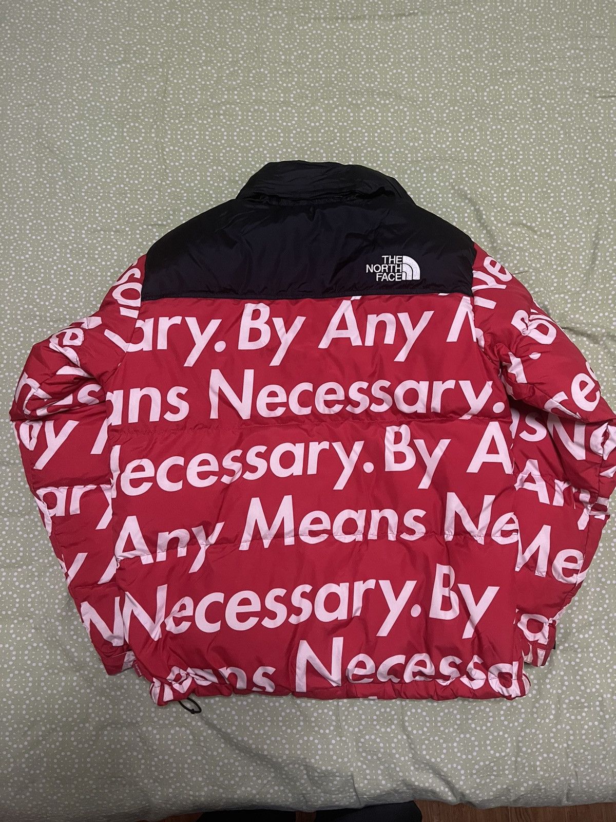 Supreme × The North Face Supreme tnf north face red bamn by any means nuptse jacket Size US M / EU 48-50 / 2 - 2 Thumbnail