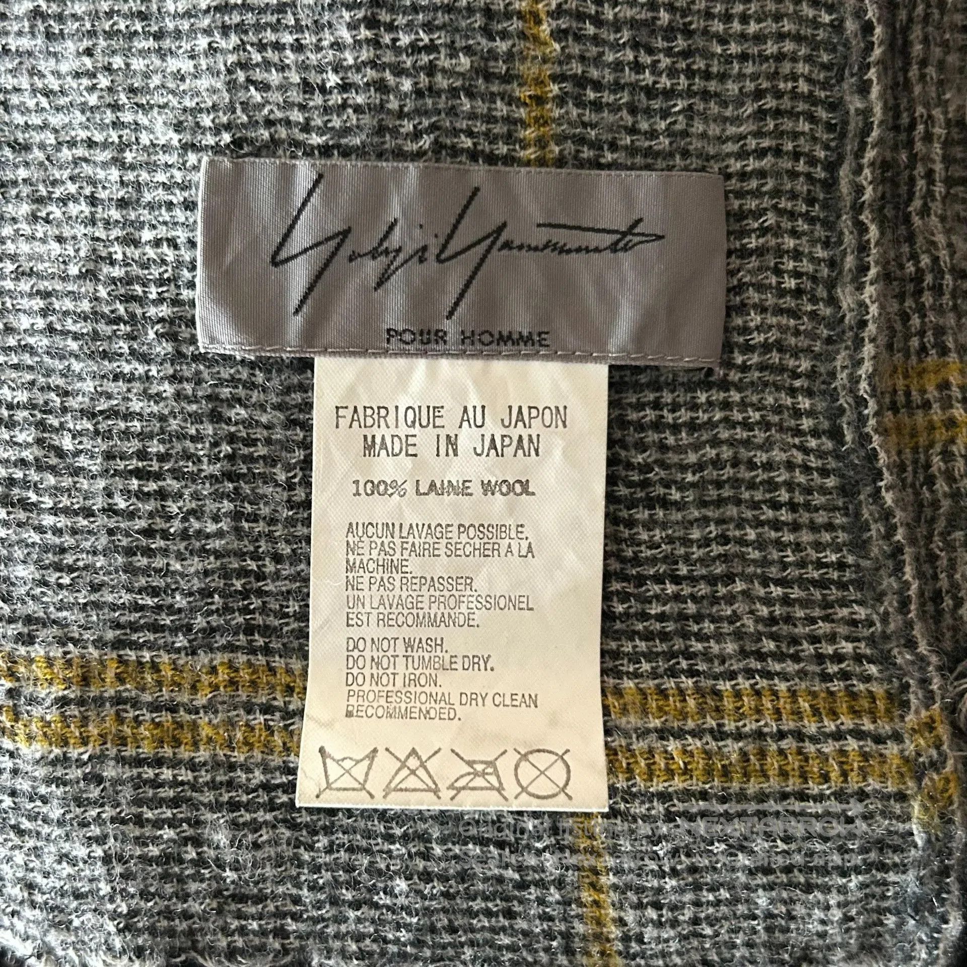 Yohji Yamamoto yohji yamamoto vintage plaid fringe scarf. Size ONE SIZE - 4 Thumbnail