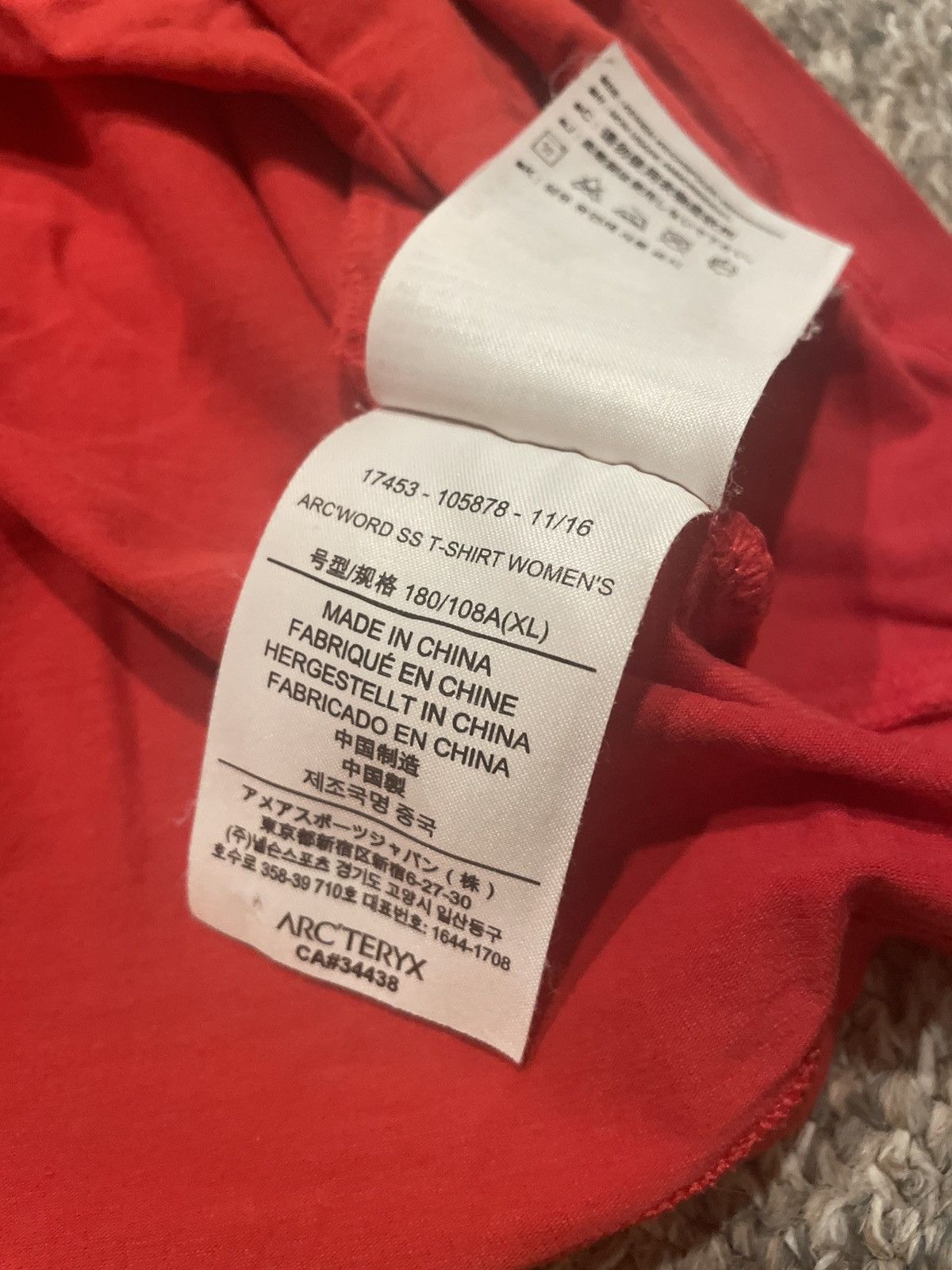 Arc'teryx ARC’TERYX Women’s athletic short sleeve T shirt tee big logo Size XL / US 12-14 / IT 48-50 - 4 Thumbnail