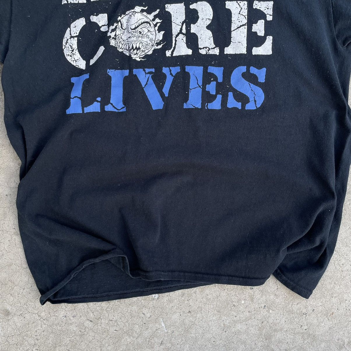 Vintage Vintage T-shirts Hard Core Lives Logo Rugby Sport Joke Y2K Size US XL / EU 56 / 4 - 7 Thumbnail