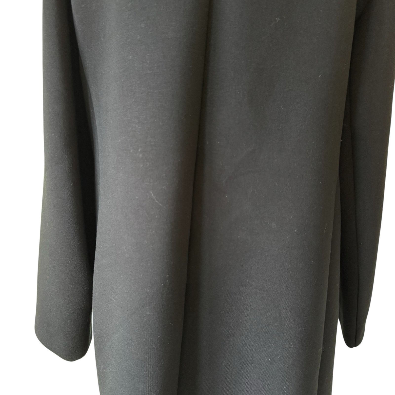 Max Mara 'S MAXMARA Ponte Knit Double Breasted Peacoat Black Size L / US 10 / IT 46 - 8 Thumbnail