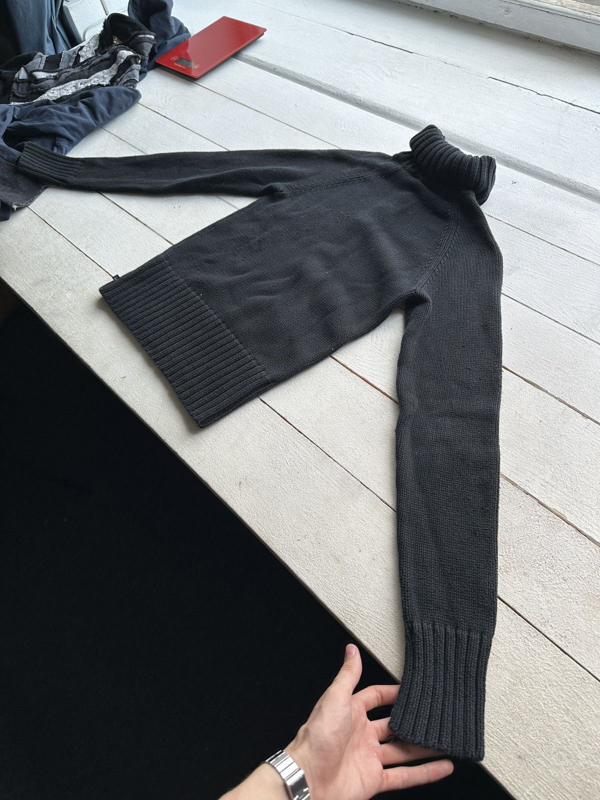 Ralph Lauren 🚨POLO JEANS CO RALPH LAUREN RARE BLACK SWEATER Size L / US 10 / IT 46 - 7 Thumbnail