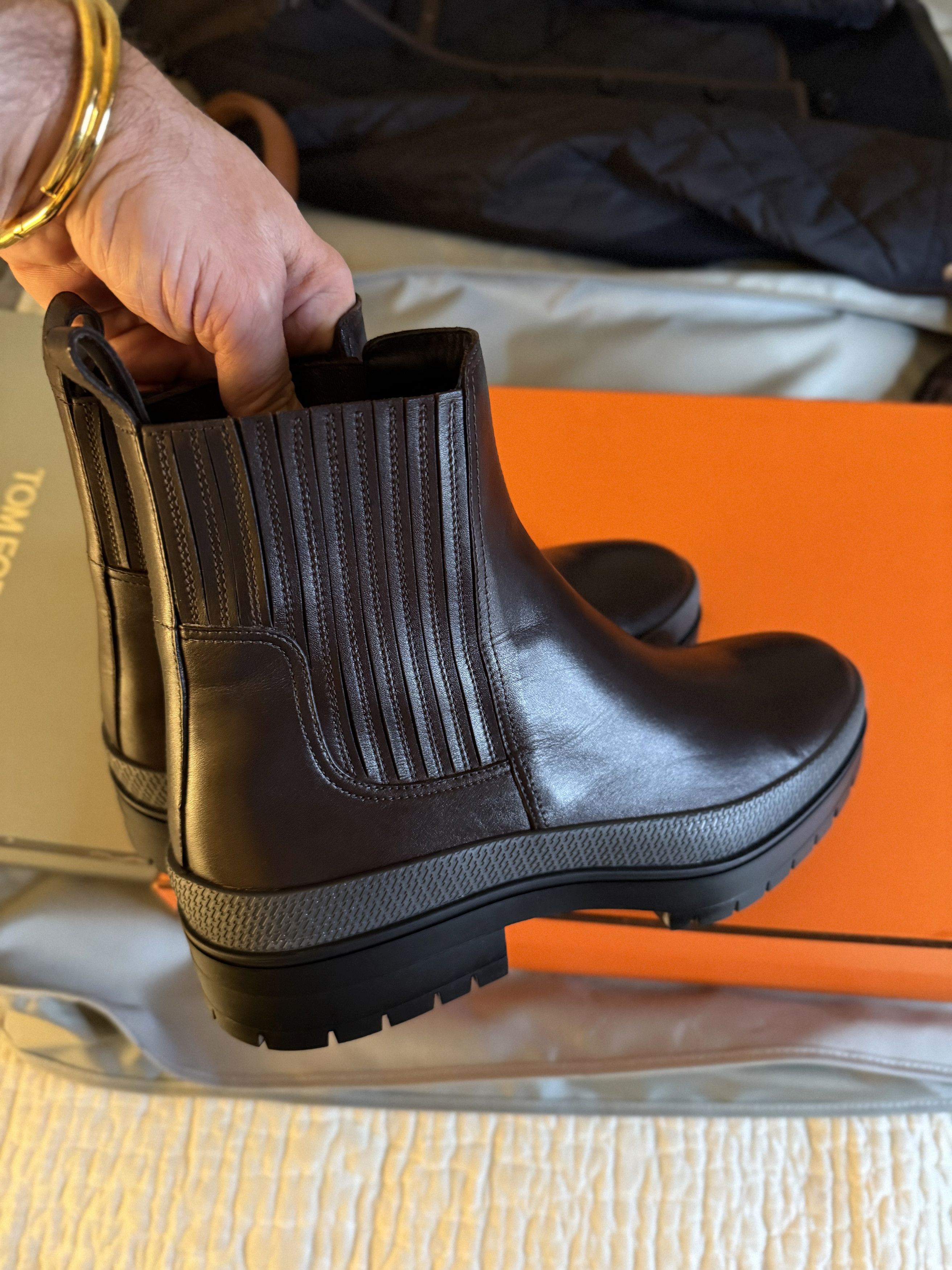 Hermes Ultimate Rare New $1,500 HERMES Ankle Boots Size US 10 / EU 43 - 20 Thumbnail