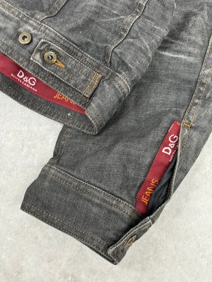 Dolce & Gabbana AW2003 Dolce & Gabbana Grey Raw Denim Jacket Size US M / EU 48-50 / 2 - 11 Thumbnail