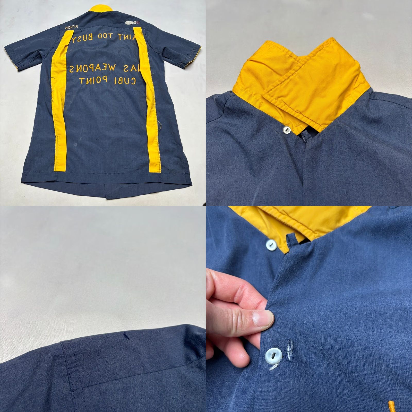Vintage VINTAGE US Navy NAS Cubi Point Weapons Bowling Shirt Philippines Vietnam M 60s Size US M / EU 48-50 / 2 - 8 Thumbnail