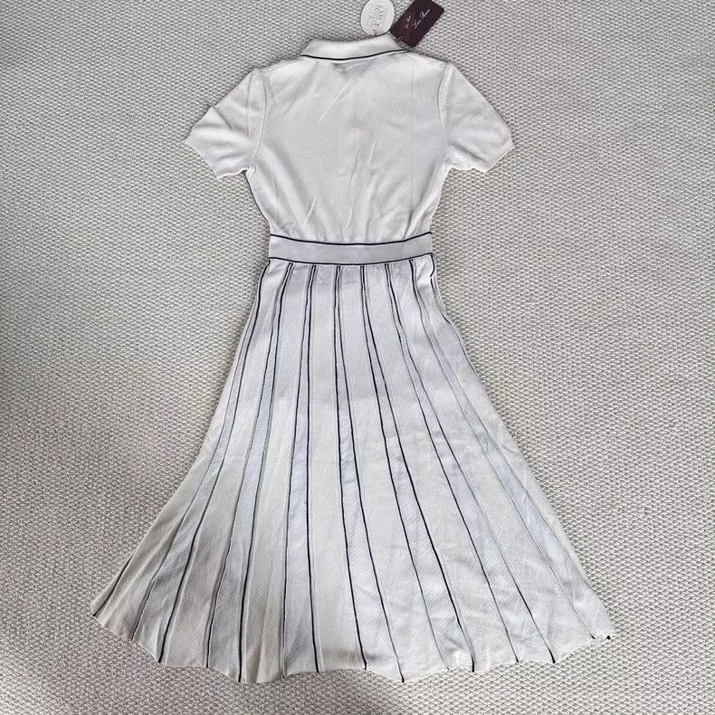 Loro Piana LORO PIANA Mossy wool knitted embroidered dress Size XS / US 0-2 / IT 36-38 - 5 Thumbnail