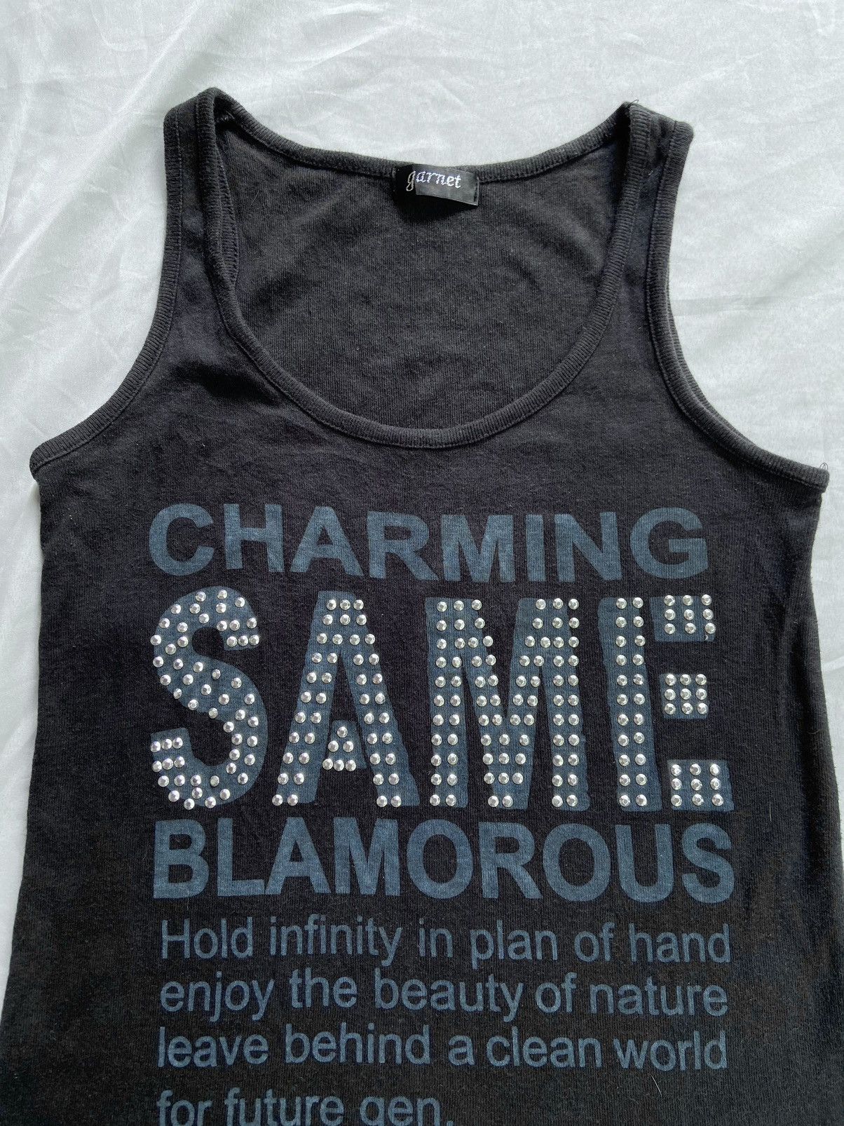 Hysteric Glamour CHARMING SAME BLAMOROUS JAPANESE TANK TOP Size US M / EU 48-50 / 2 - 4 Thumbnail