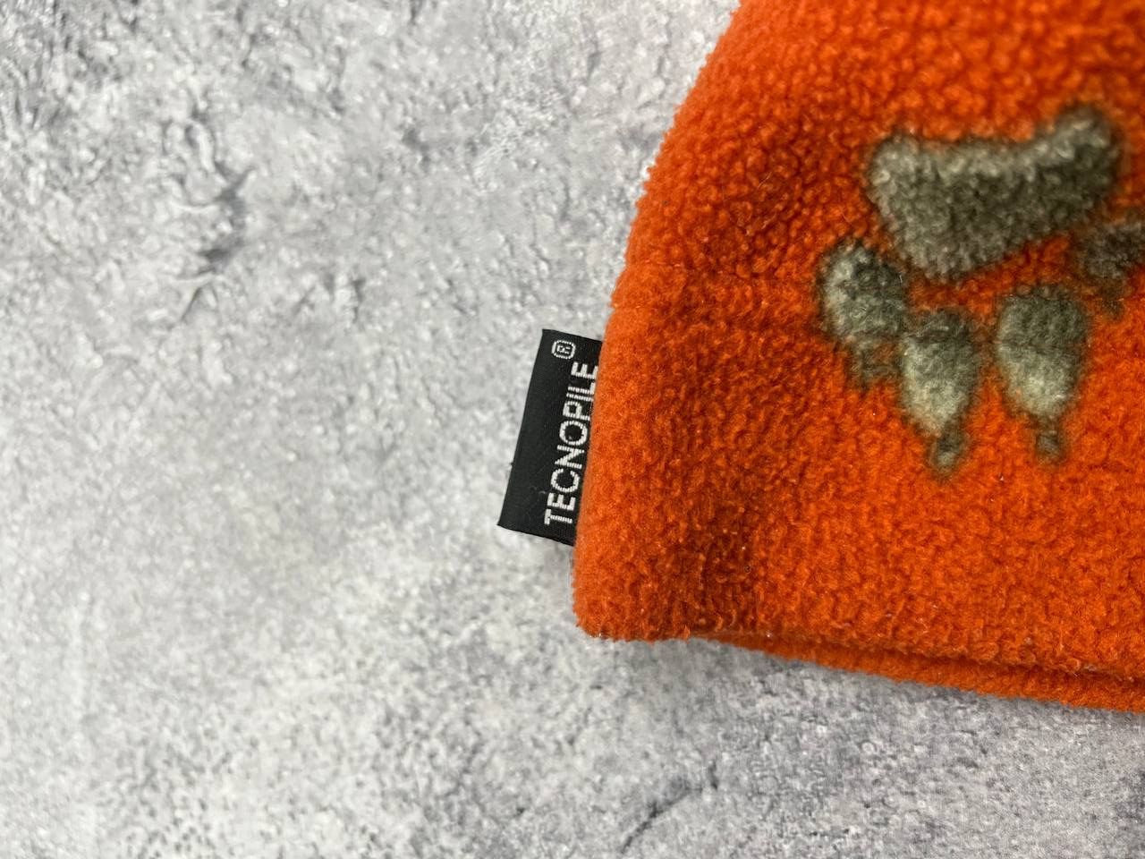 Jack Wolfskin Crazy Y2K Jack Wolfskin Fleece Monogram Raw Logo Hat Size ONE SIZE - 4 Thumbnail