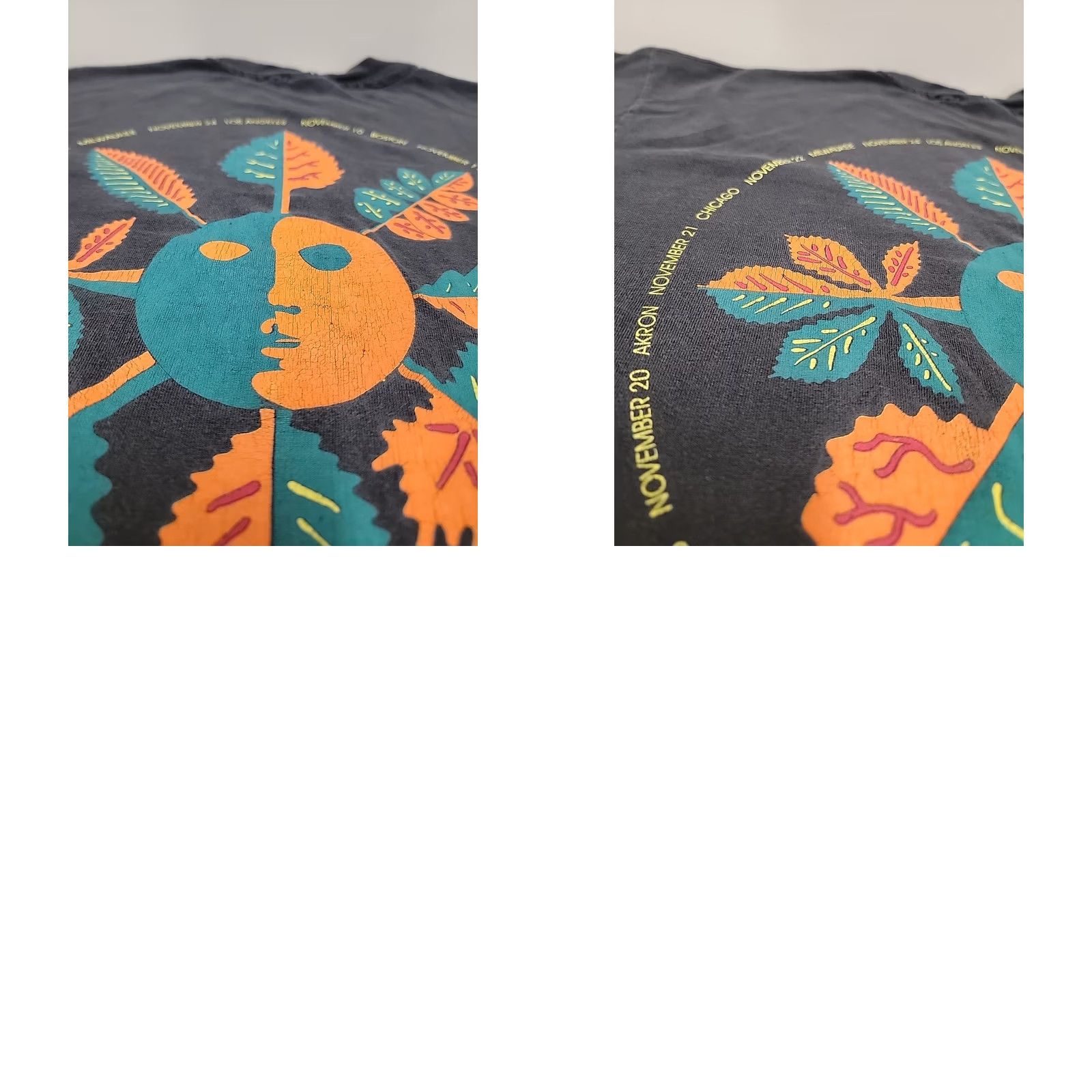Hanes VINTAGE JETHRO TULL Concert Mens XL Graphic T-Shirt Black Size US XL / EU 56 / 4 - 10 Thumbnail