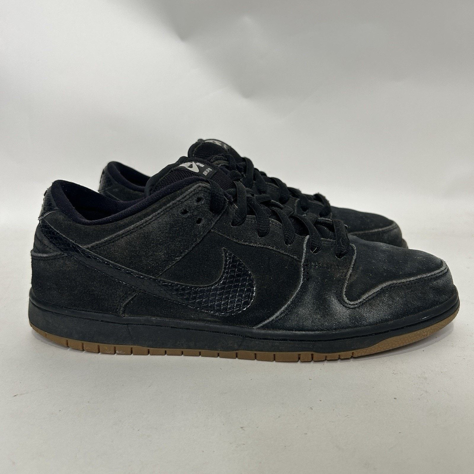 Nike Nike Dunk Low SB ISO “Black Gum/Snakeskin” (2014) 304292-045 Size US 11 / EU 44 - 4 Thumbnail