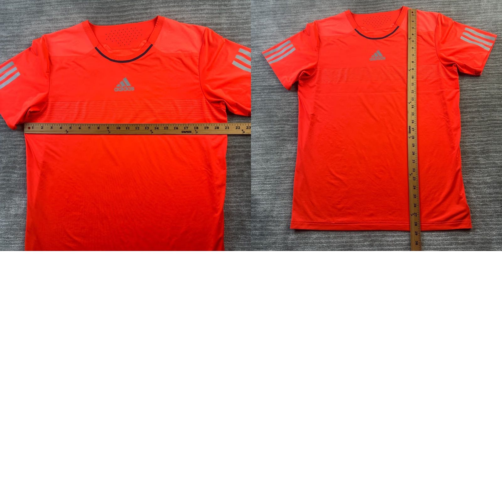 Adidas Adidas Shirt Mens Medium Orange Tennis Performance Barricade Size US M / EU 48-50 / 2 - 8 Thumbnail
