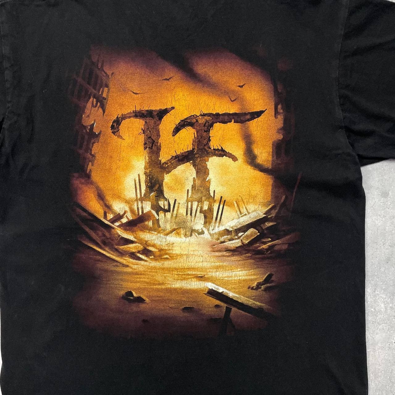 Band Tees Hammerfall 'Hammer Of Dawn' Promo Album T Shirt Faded Black Size US L / EU 52-54 / 3 - 11 Thumbnail