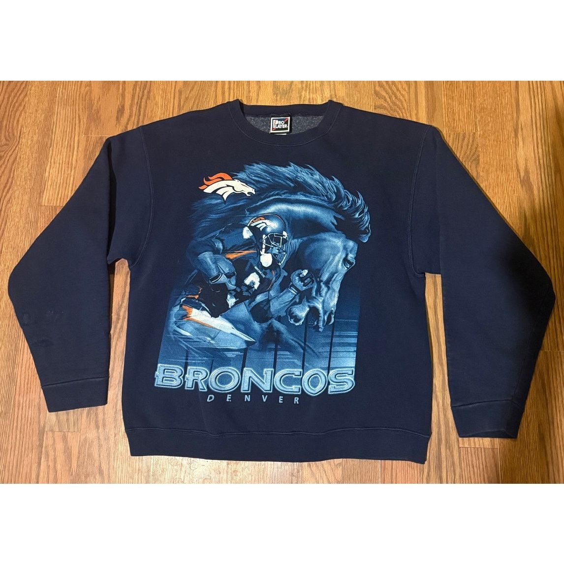 Pro Player 1990s Pro Player Denver Broncos Crewneck Size US L / EU 52-54 / 3 - 1 Thumbnail