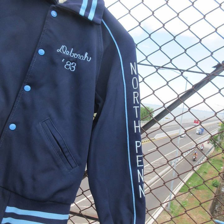 Vintage Vintage vtg Award Jacket KAYE BROS Blank Varsit Size US L / EU 52-54 / 3 - 2 Thumbnail