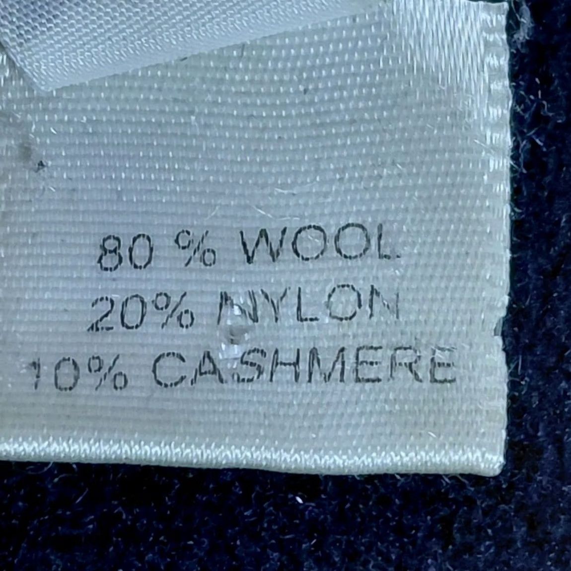 Vintage Regal Gray Cashmere Cape with Fur Trim Solid One Size - Fall & Winter Size ONE SIZE - 3 Thumbnail
