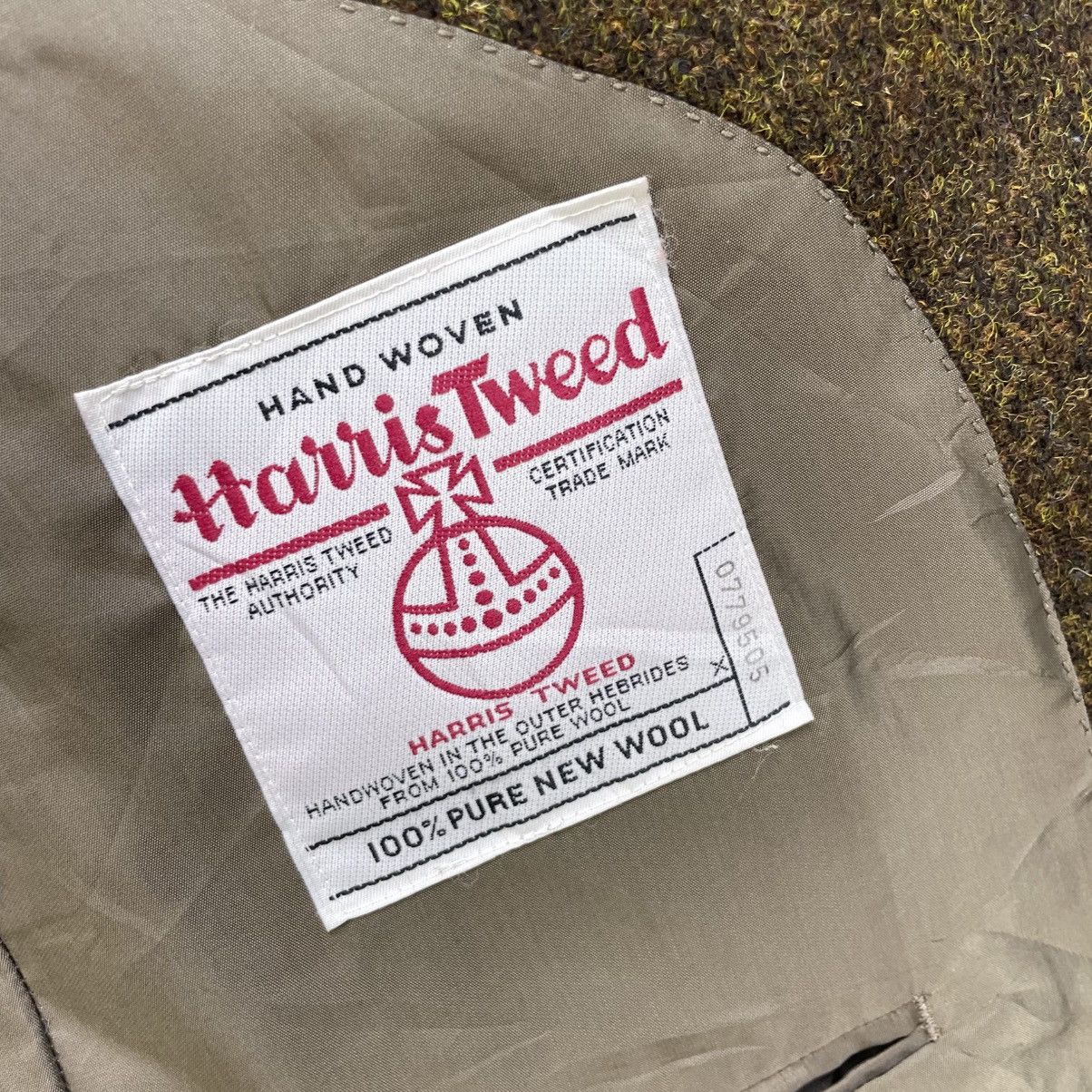 Autumn Cashmere 💥Vintage Harris Tweed Jacket Size M / US 6-8 / IT 42-44 - 12 Thumbnail